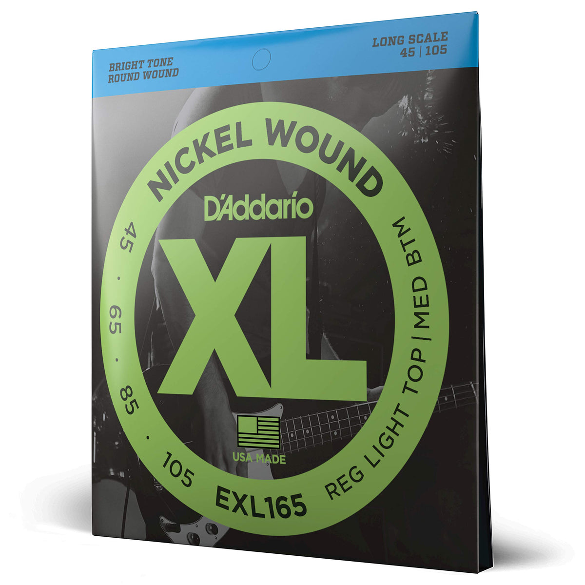 Daddario Bass Guitar Strings - Xl Nickel Bass Strings - Exl165 - Perfect Intonation, Consistent Feel, Durability - For 4 String