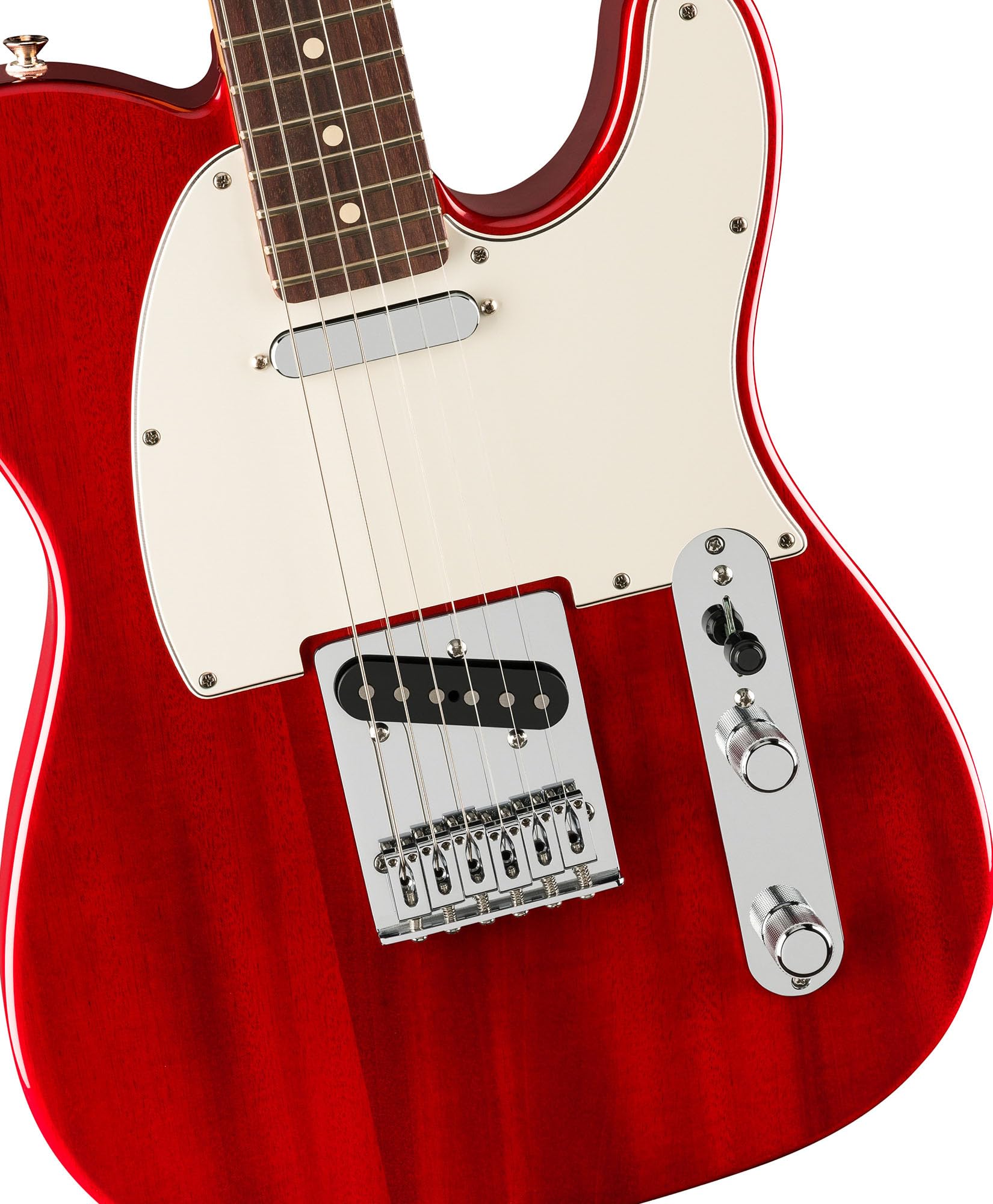 Fender Player II Telecaster - Transparent Cherry Bundle with Gig Bag, Strap, Cable, 3-Pack Picks and Guitar Cleaning Kit