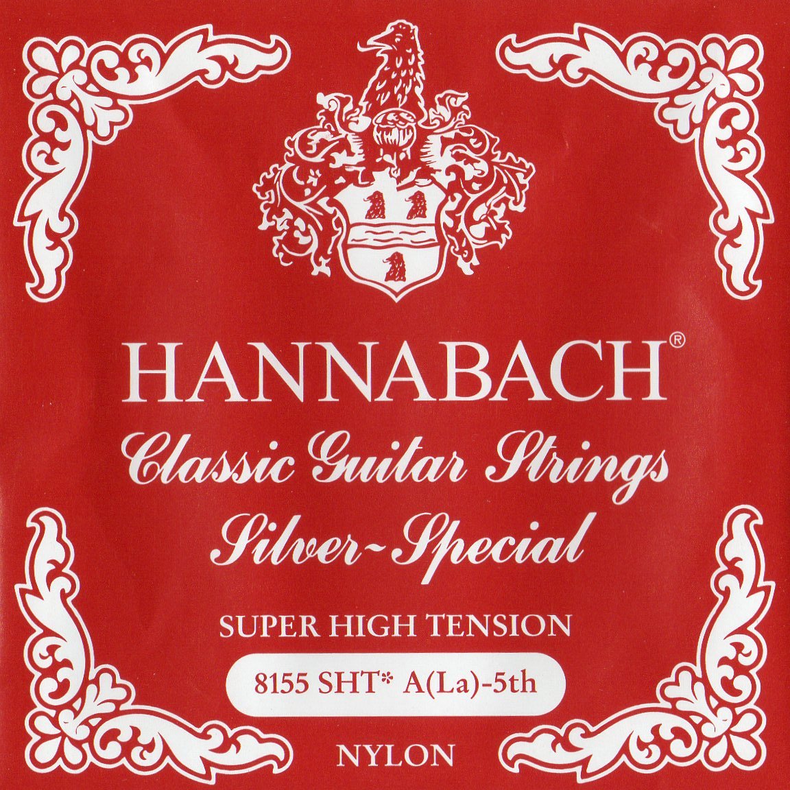 Hannabach Series 815 Super High Tension Silver Special Single A5 String For Classic Guitar (652545)