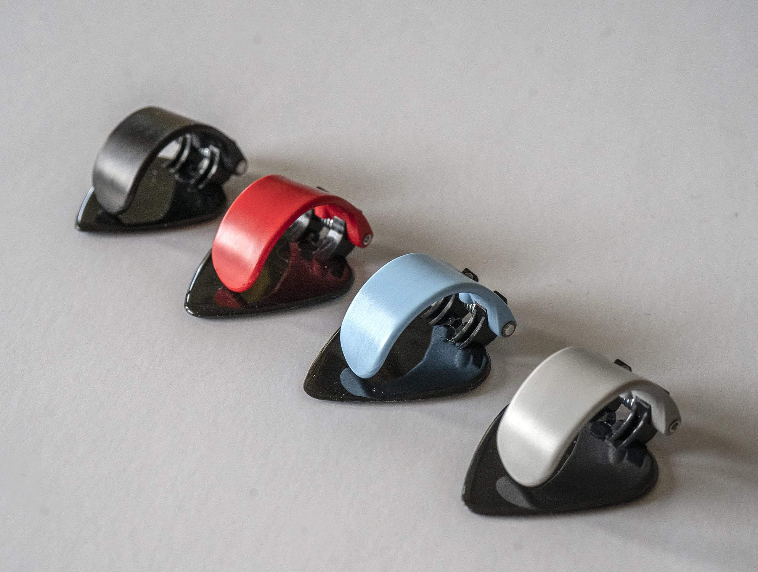 Black Mountain Thumb Picks - Variety Pack For Acoustic Guitar, Electric Guitar, Bass, Ukulele, Banjo, Mandolin - Spring Loaded P