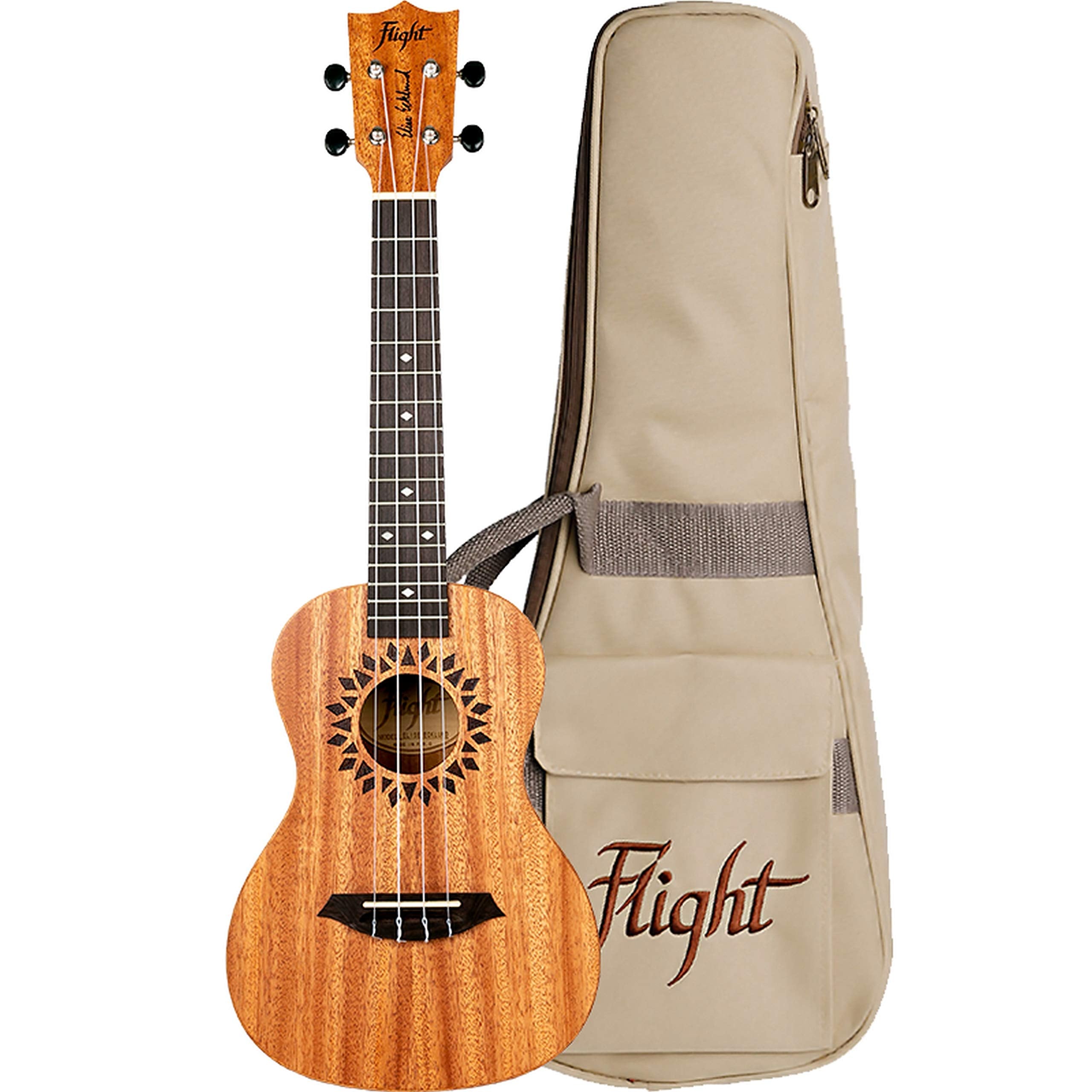 Flight, 4-String Elise Ecklund Signature Concert Ukulele (5827)