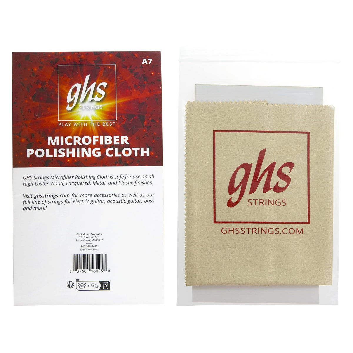 Gloth String GHS Strings Polishing Cloth for Instruments – Emusicmart
