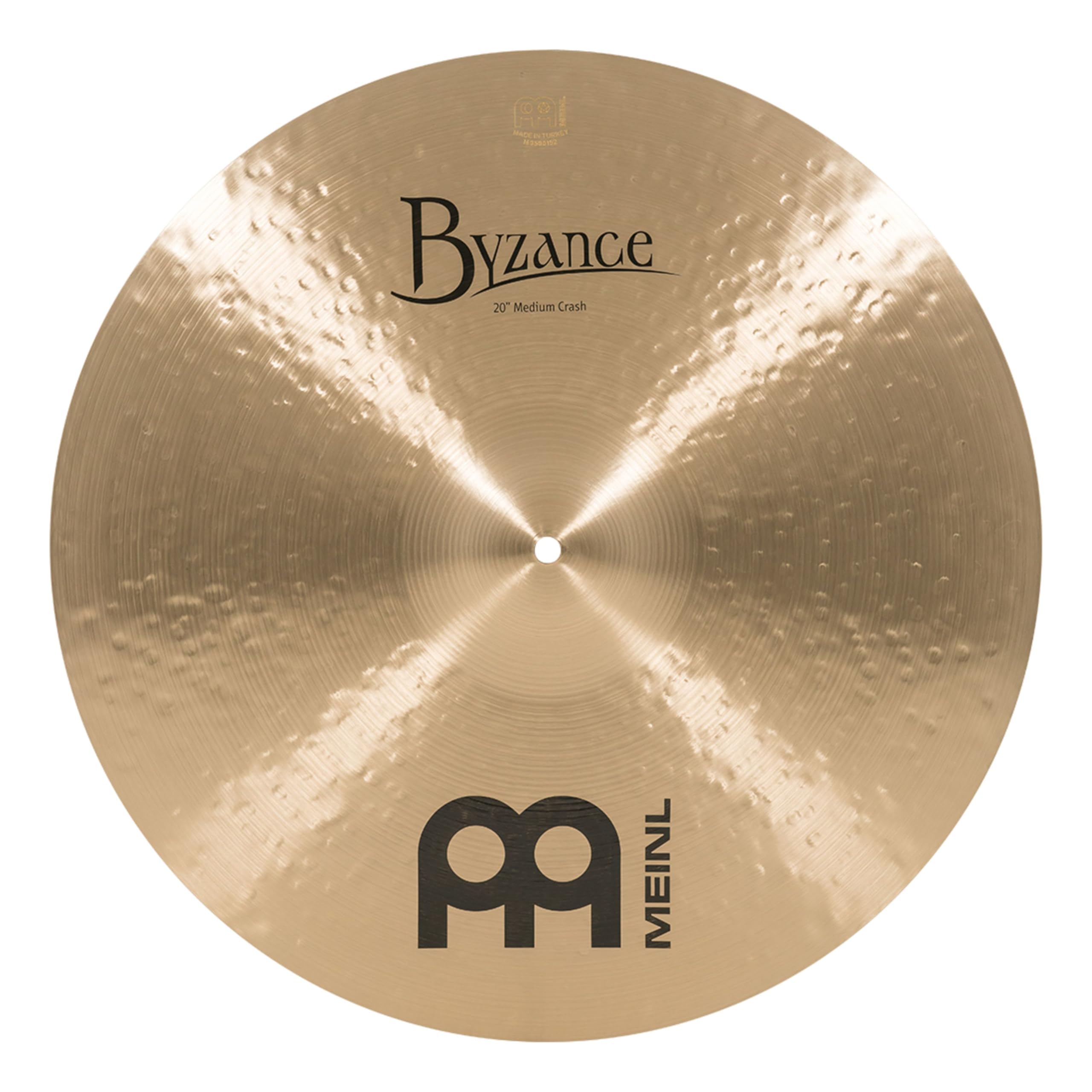 Byzance 20 Traditional Medium Crash - MADE IN TURKEY - Hand Hammered B20 Bronze, 2-YEAR WARRANTY