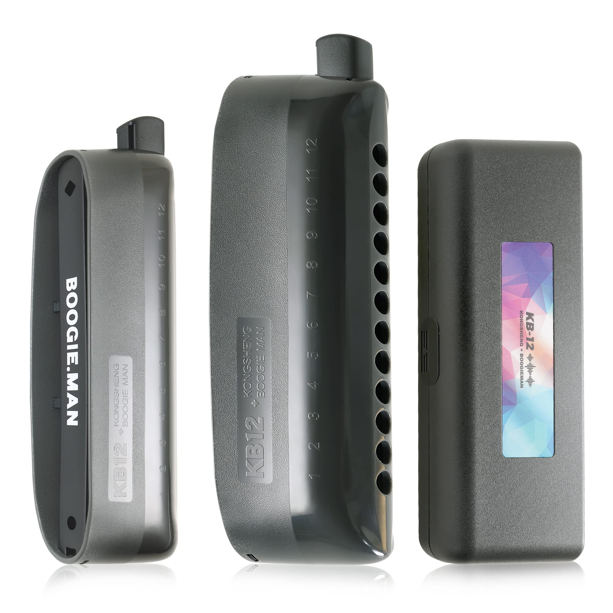Kongsheng Kb-12 Chromatic Modern Harmonica Key Of C For Beginners And Professional Adults With Unique Design