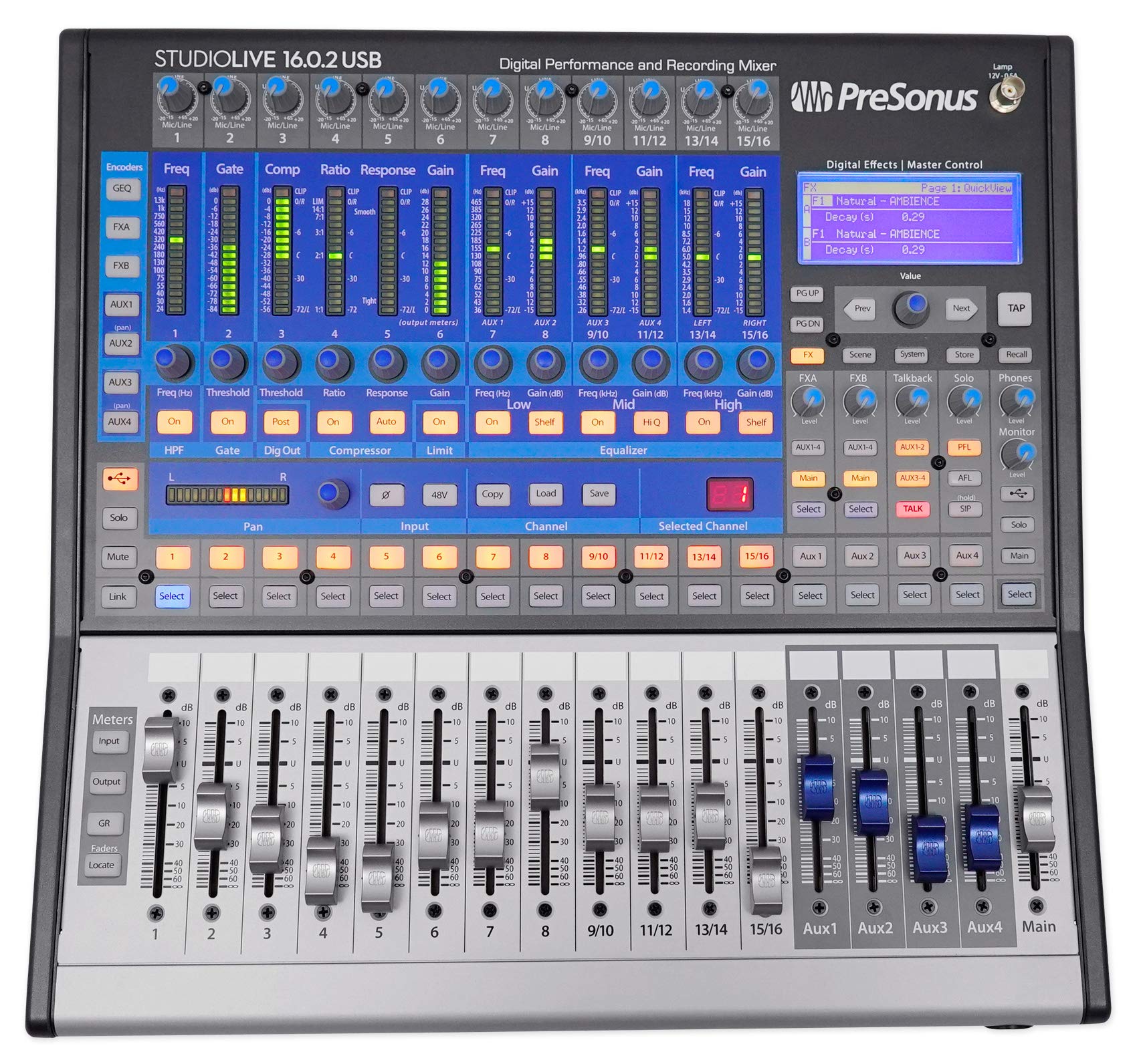 Presonus StudioLive 16.0.2 16-Channel Audio Mixer