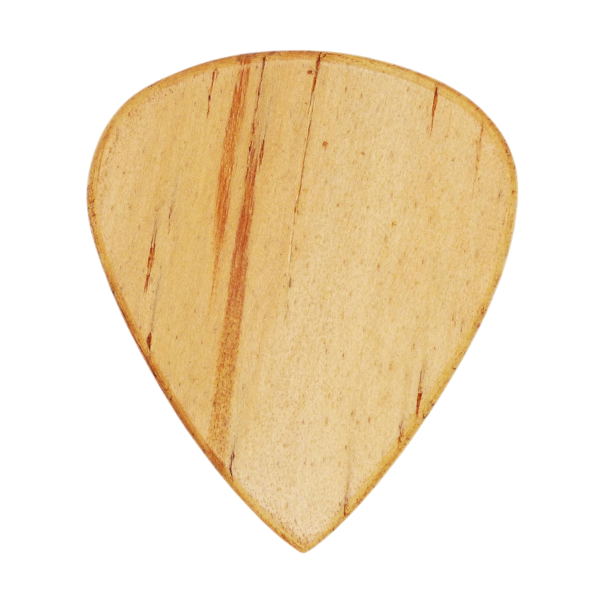 Pine Wood Guitar Or Bass Pick - 1.5 Mm Heavy Gauge - 351 Shape - Natural Finish Handmade Specialty Exotic Plectrum - 3 Pack New