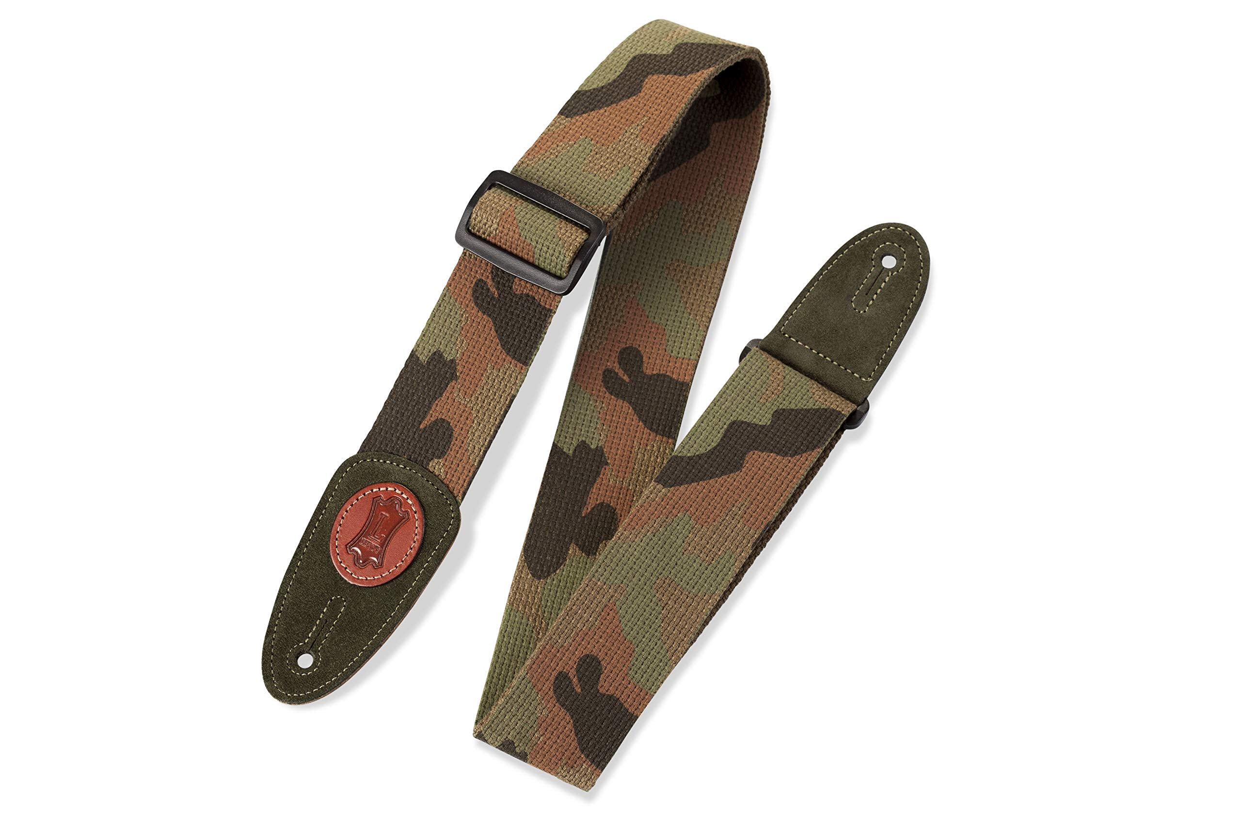 Levy'S Leathers Mssc8-Cam Signature Series Cotton Guitar Strap, Camouflage