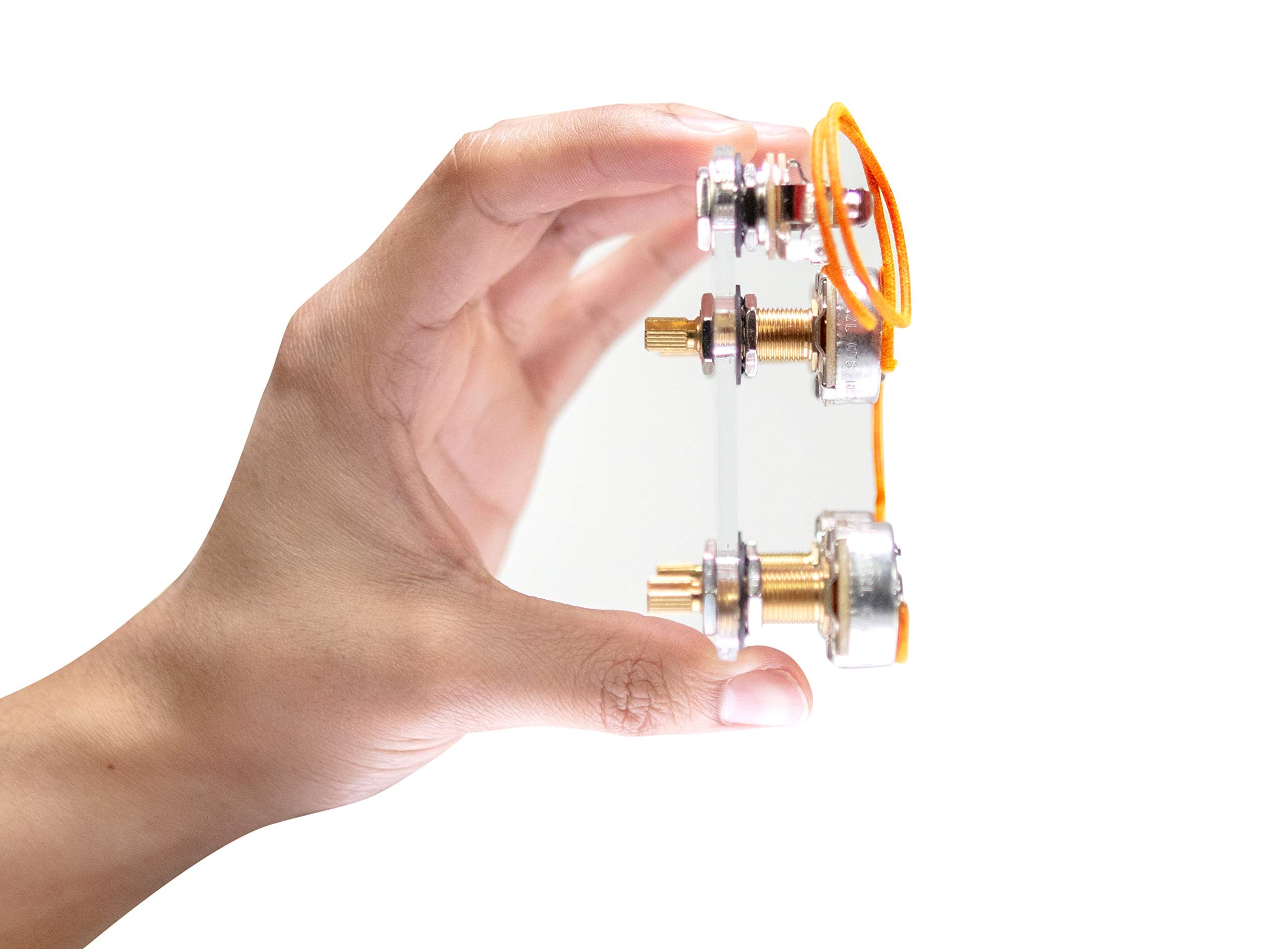 920D Custom Les Paul Wiring Harness with 4 Long Shaft Pots