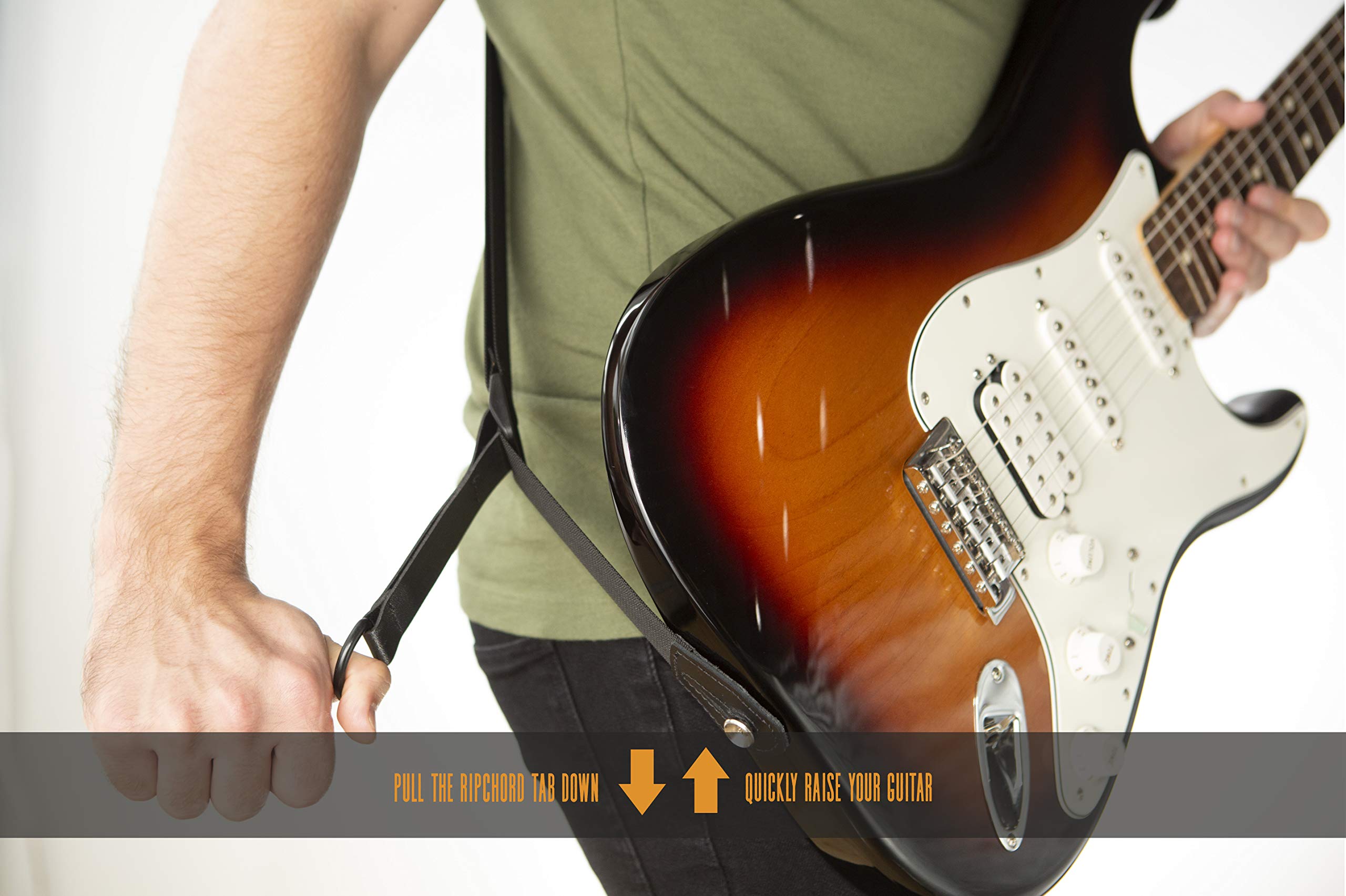 Levy's Leathers Guitar Strap (MRHP-BLK)