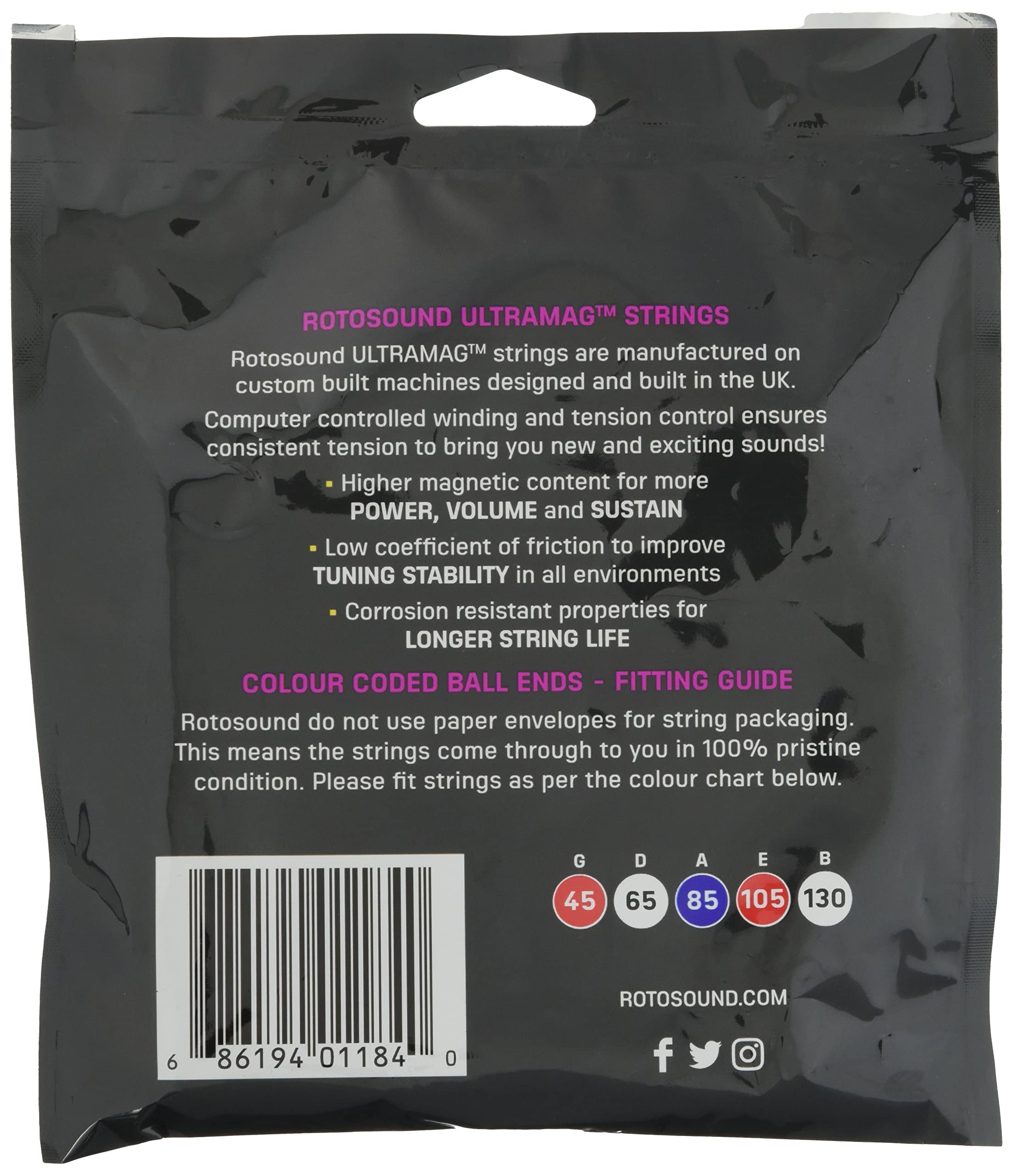 ROTOSOUND Ultramag Musical Instrument (UM45-5)