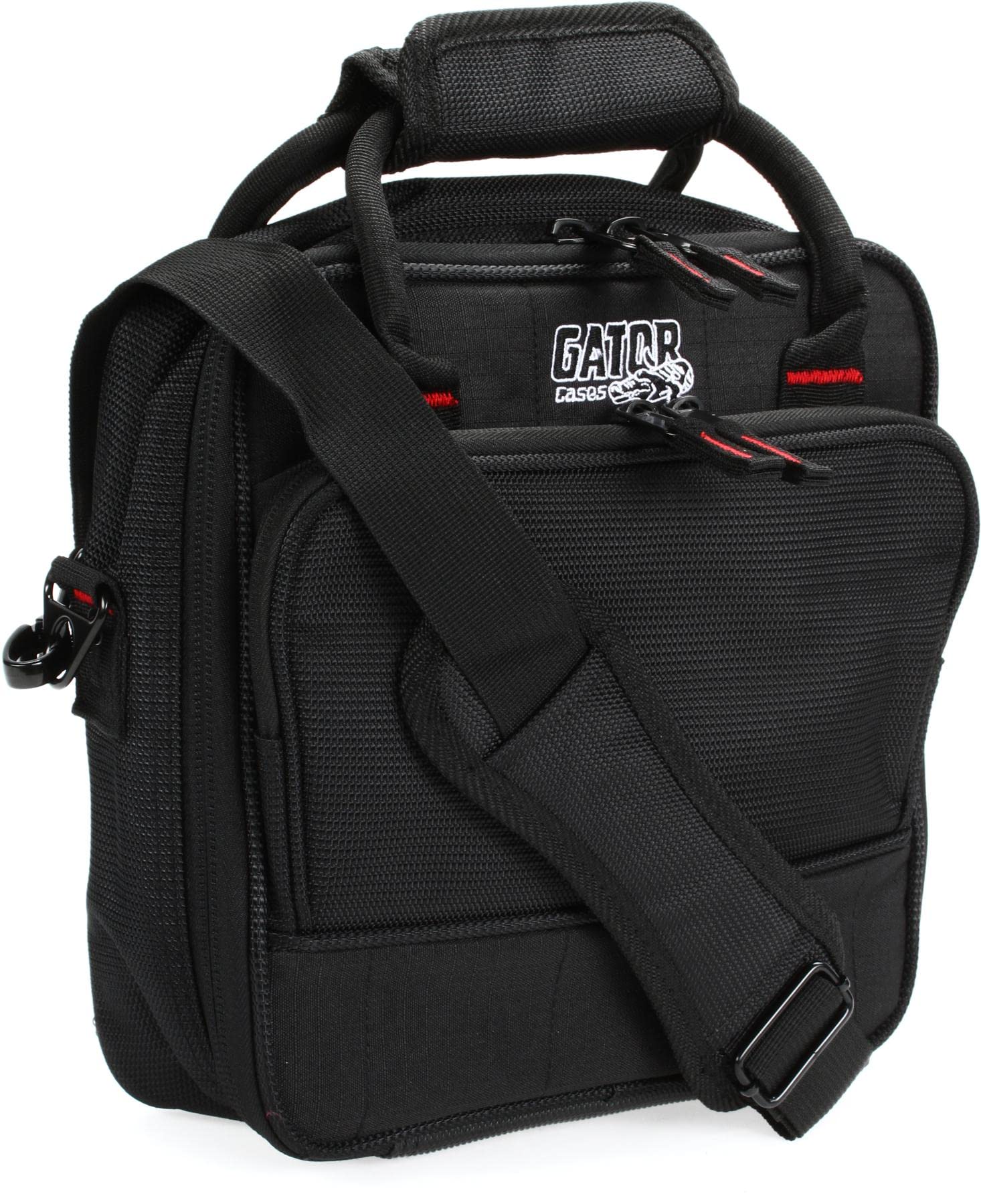 Gator Cases Padded Nylon Mixer/Gear Carry Bag with Removable Strap; 9.5 x 9.25 x 2.75 (G-MIXERBAG-0909)