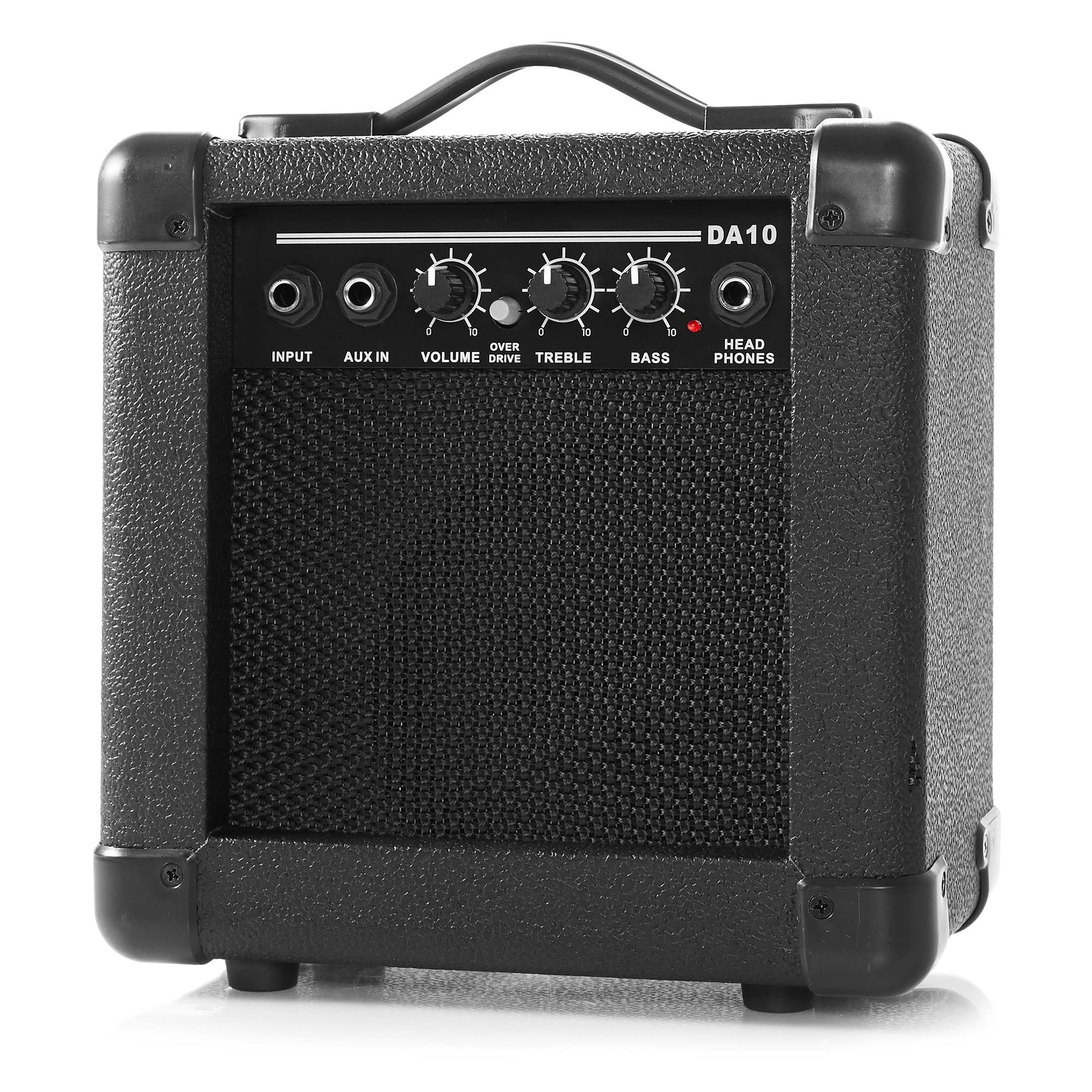 Ashthorpe Full-Size Dreadnought Acoustic Electric Guitar Package with 10 Watt Amp - Sunburst