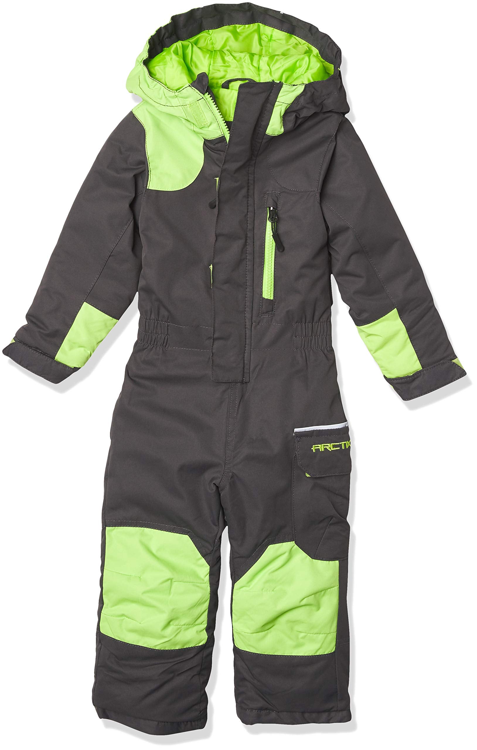 Arctix Kids Dancing Bear Insulated Snow Suit, Charcoal, X-Small Husky