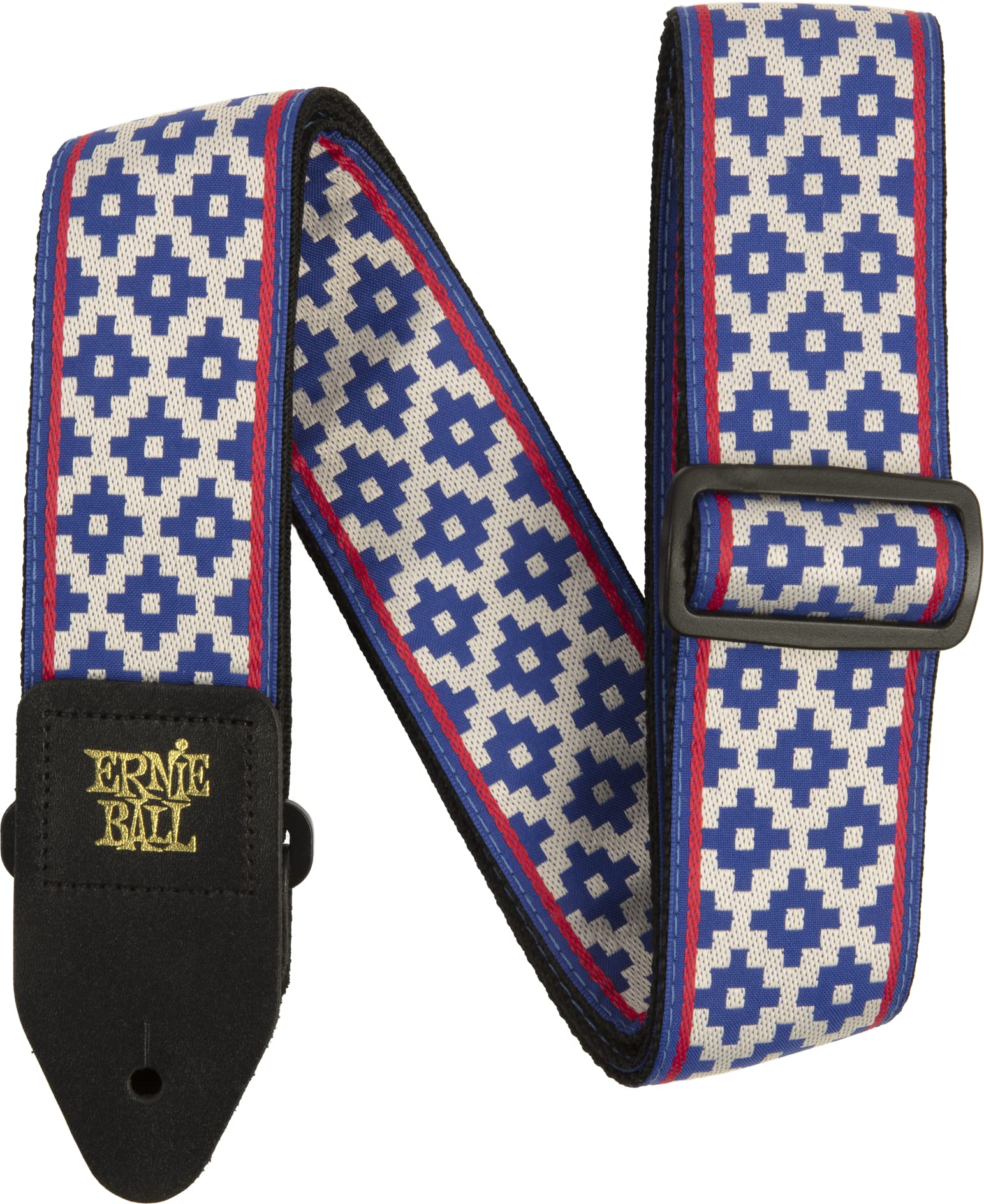 Ernie Ball Jacquard Guitar Strap, Blue Crux (P05336)