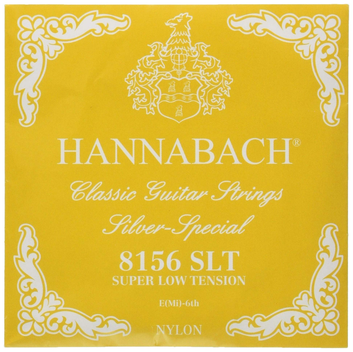Hannabach Series 815 Super Low Tension Silver Special Single E6 String For Classic Guitar, (652506)