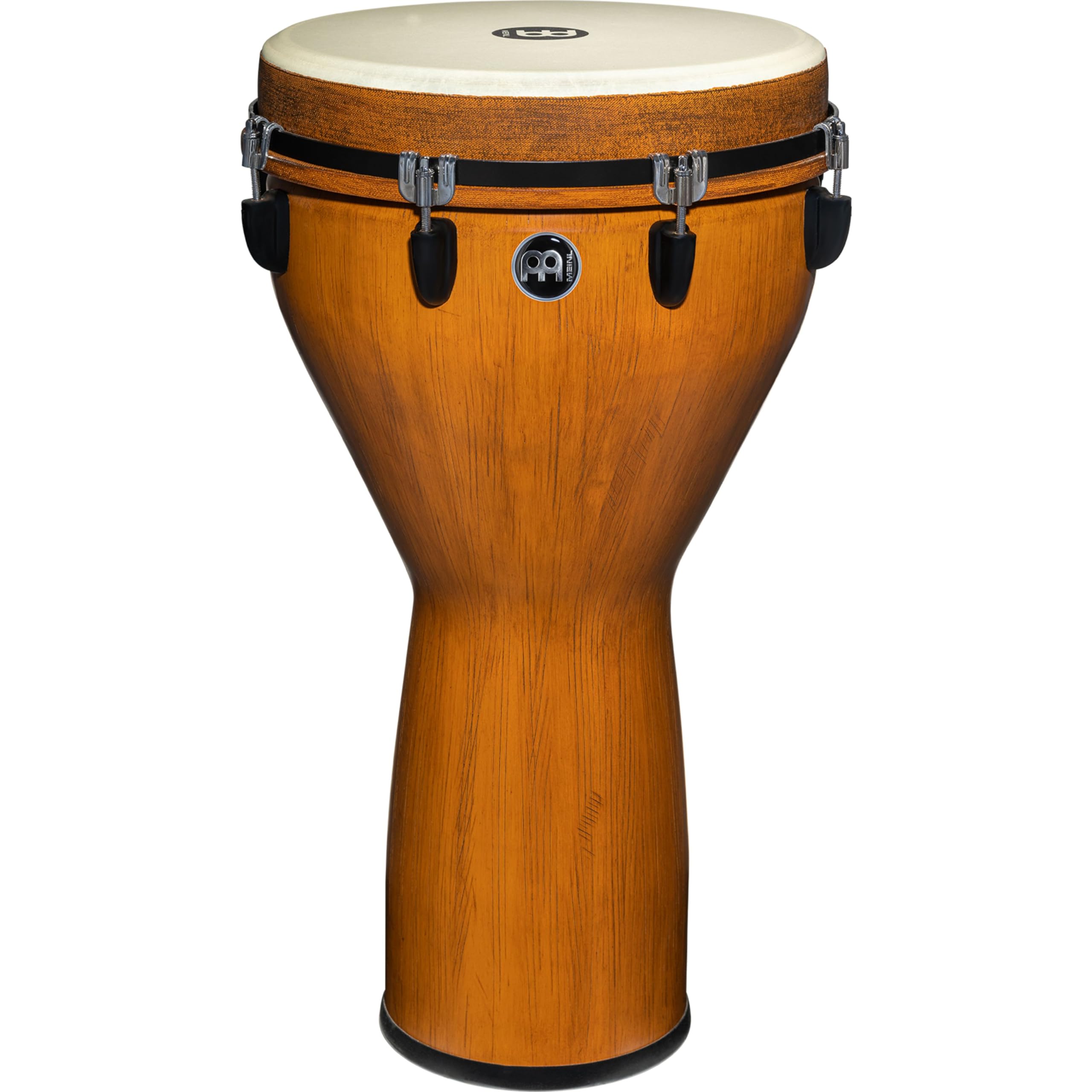 Jumbo Djembe Hand Drum with Deep Bass Tone - NOT MADE IN CHINA - Synthetic Shell and Head, 2-YEAR WARRANTY