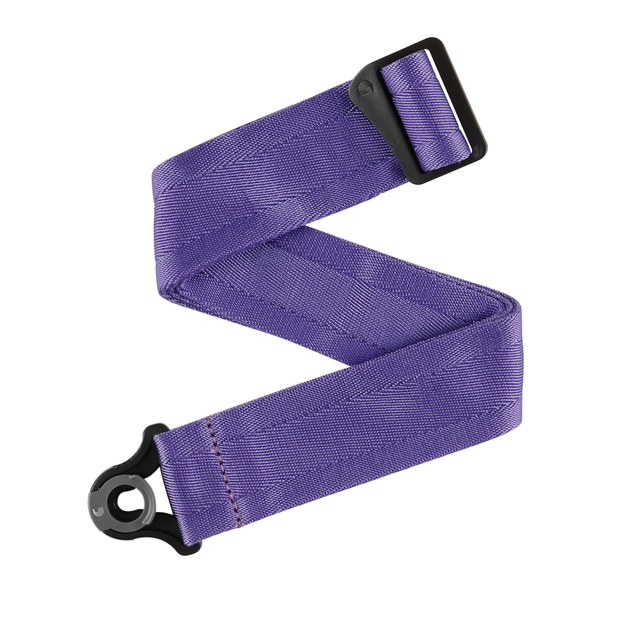 D'Addario Auto Lock Guitar Strap - Acoustic & Electric Accessories - Easy to Use Locking Straps - Uses Existing Buttons - Deep V