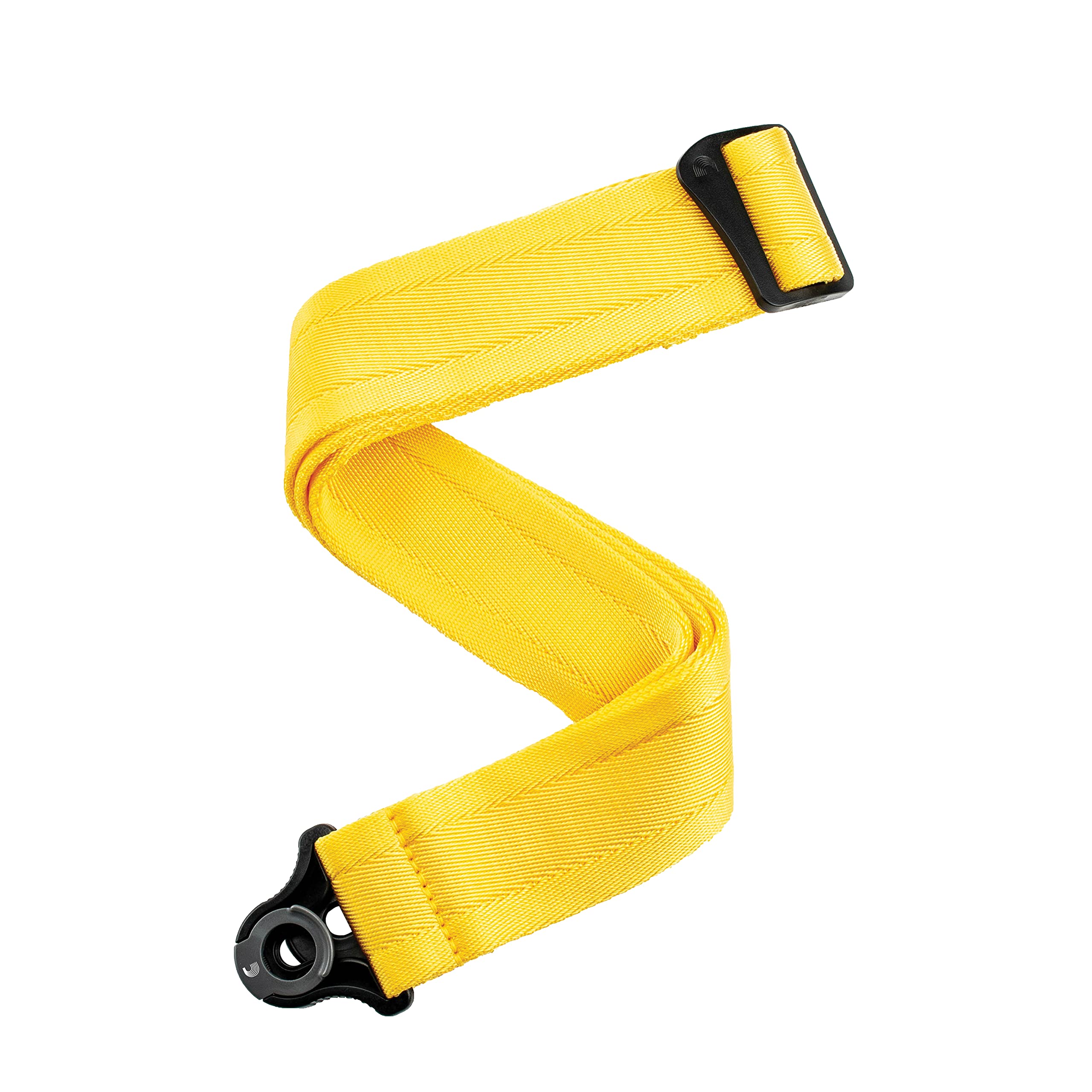 D'Addario Auto Lock Guitar Strap - Mellow Yellow