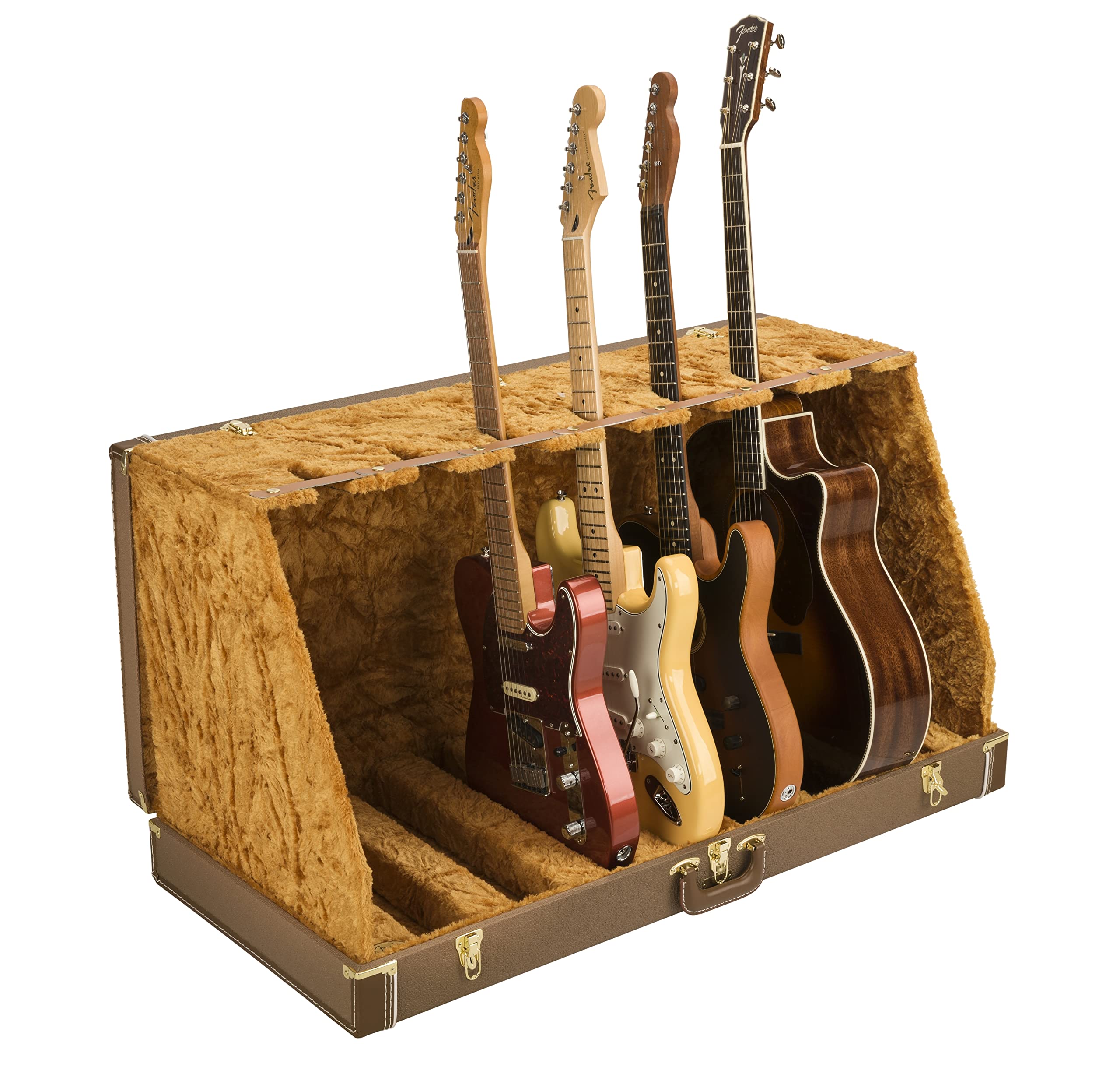 Fender Classic Series Case Stand, 7-Guitar, Brown