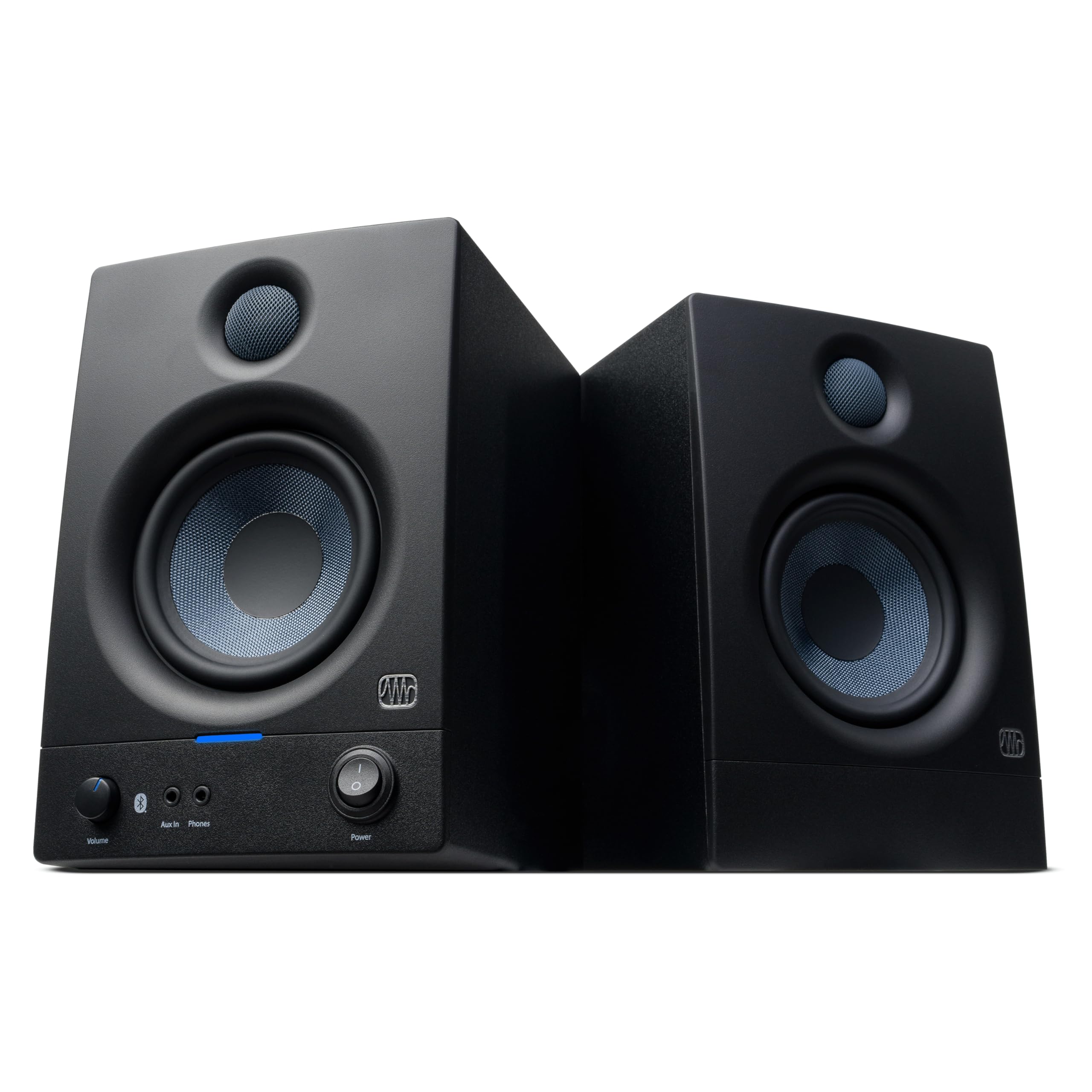 PreSonus Eris 4.5BT Bluetooth Studio Monitors, Pair - 4.5 Powered, Active Monitor Speakers for Near Field Music Production, Audi