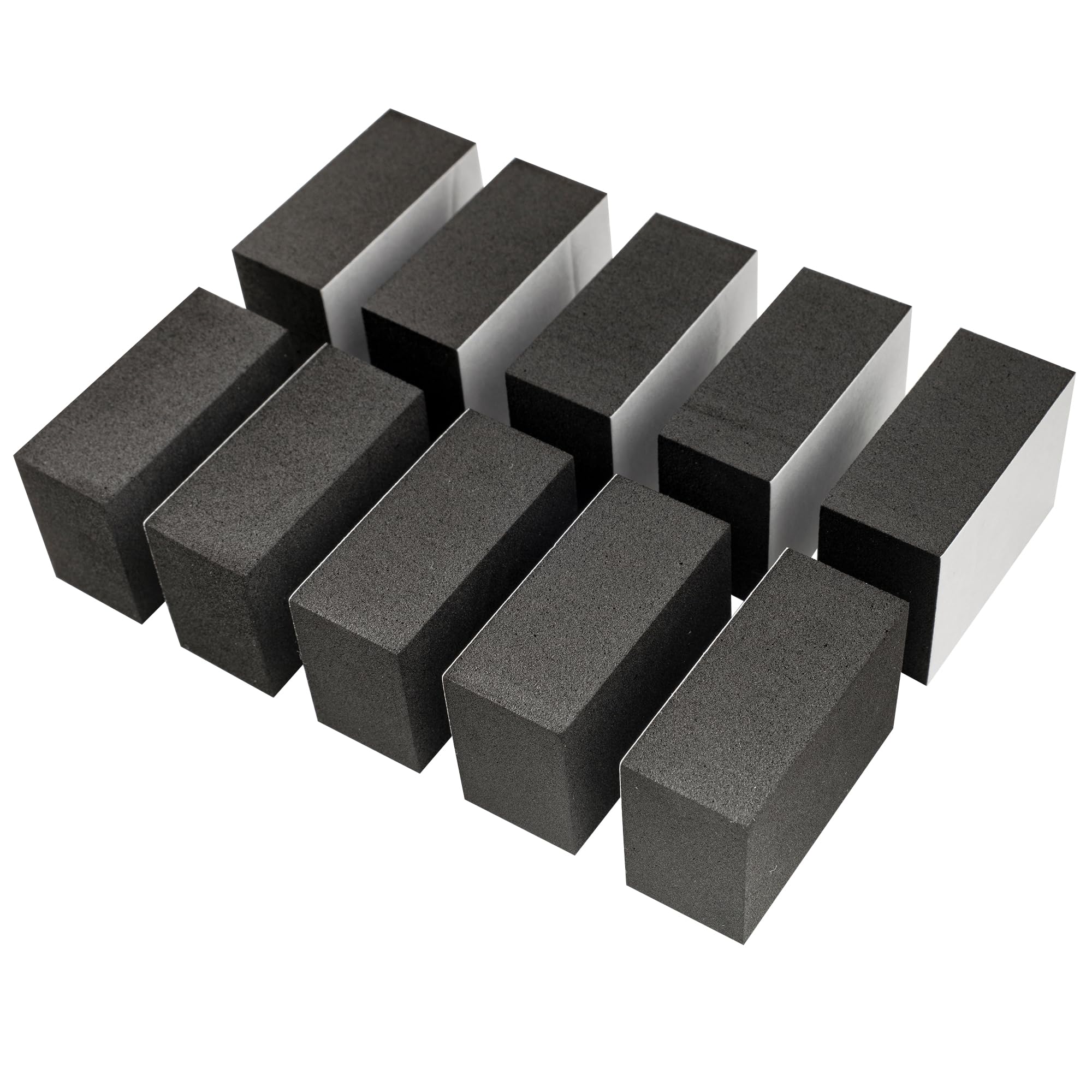 Musiclily Pro 40X27X17Mm Self-Adhesive Eva Foam Pickup Height Adjustment Anti-Vibration Foam For P-Bass Pickup, Black (Set Of 10