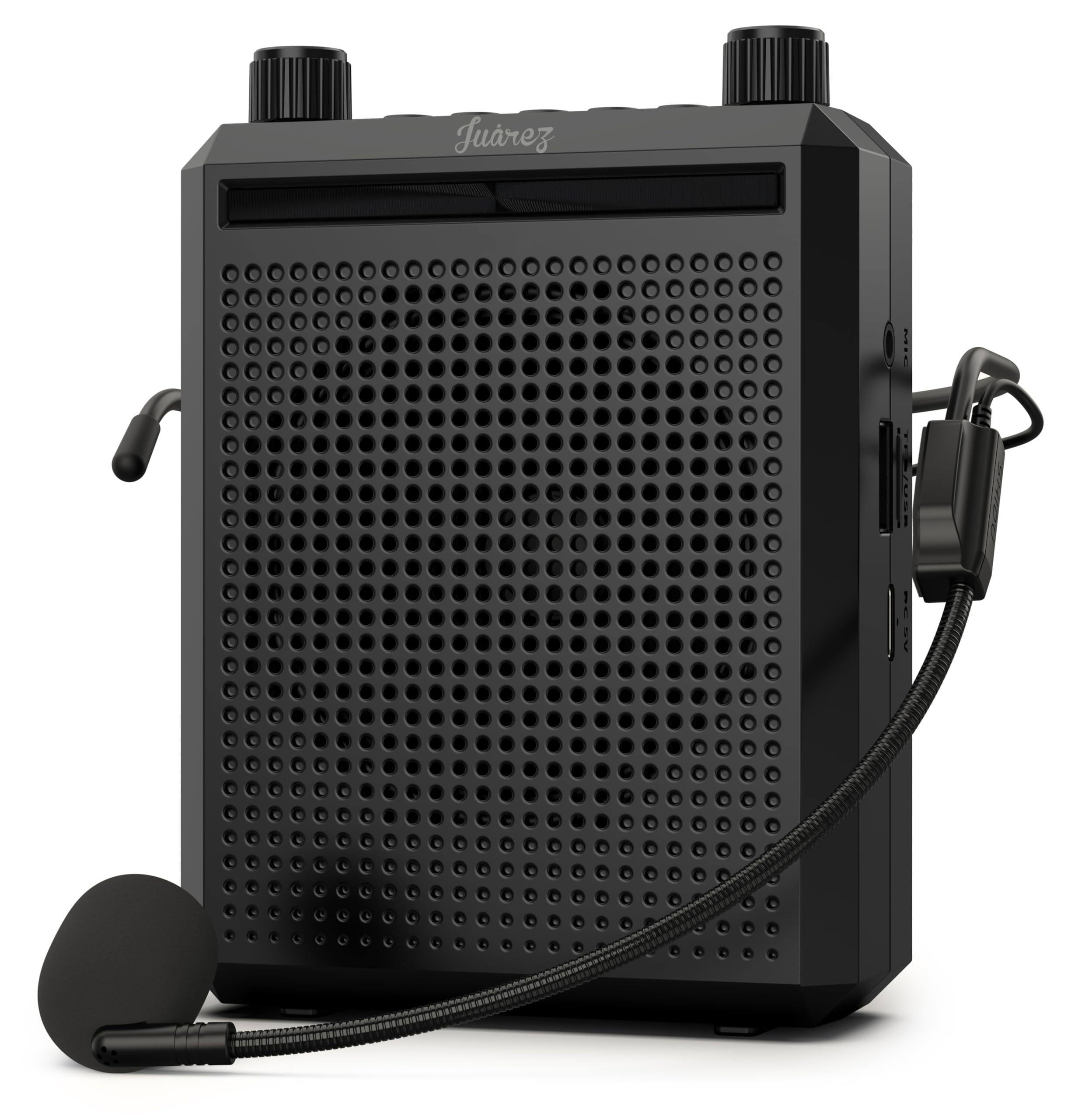 Juarez Jrzpa82 Voice Amplifier Pa System With Bluetooth 6.0, 10W Speaker, 10 Hours Battery, Wired Mic With Echo & Recording, Tf/