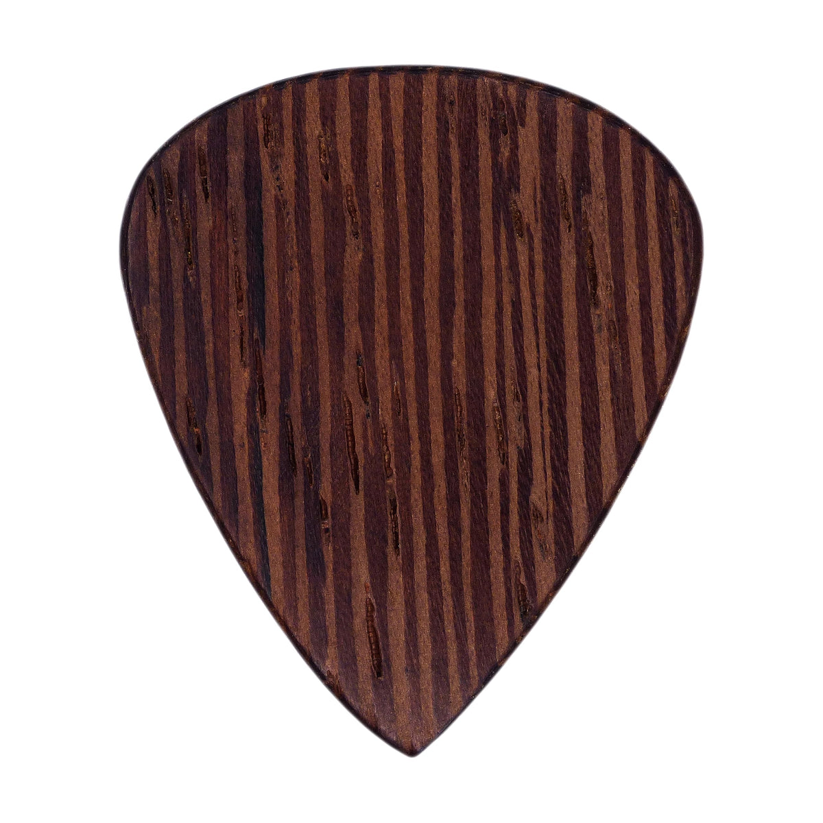 Wenge Wood Guitar Or Bass Pick - 1.5 Mm Heavy Gauge - 351 Shape - Natural Finish Handmade Specialty Exotic Plectrum - 12 Pack Ne