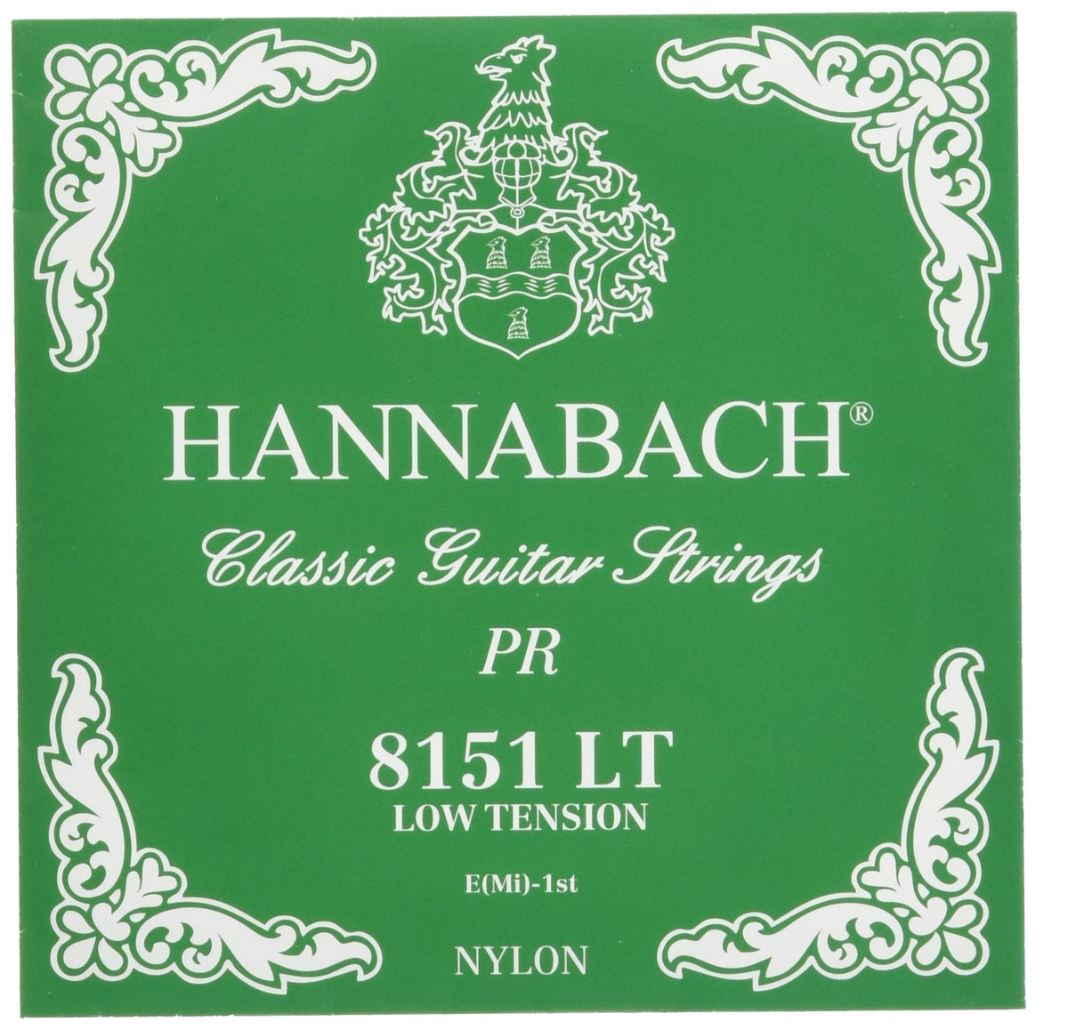 Hannabach Series 815 Low Tension Silver Special Single E1 String For Classic Guitar (652511)