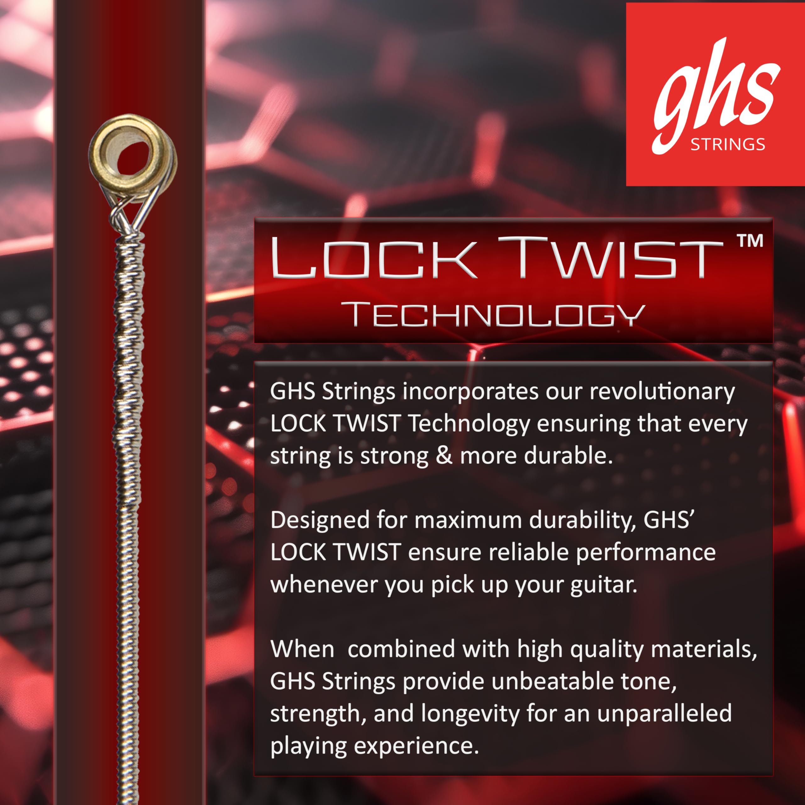 GHS Strings GBXL-5 Guitar Boomers, Nickel-Plated Electric Guitar Strings, Extra Light (9-42), Pack of 6