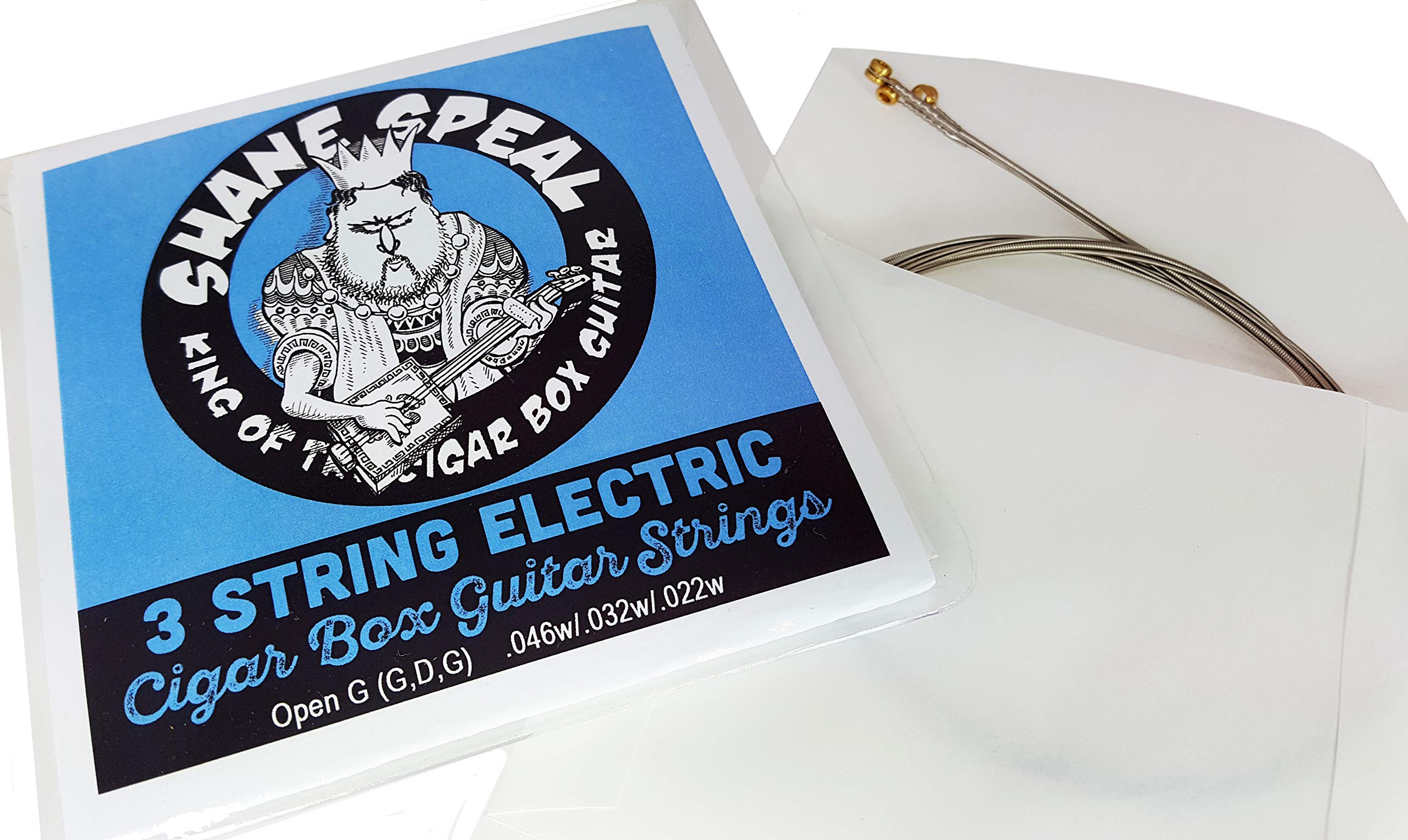Shane Speal'S Signature 3-String Electric Cigar Box Guitar String Set