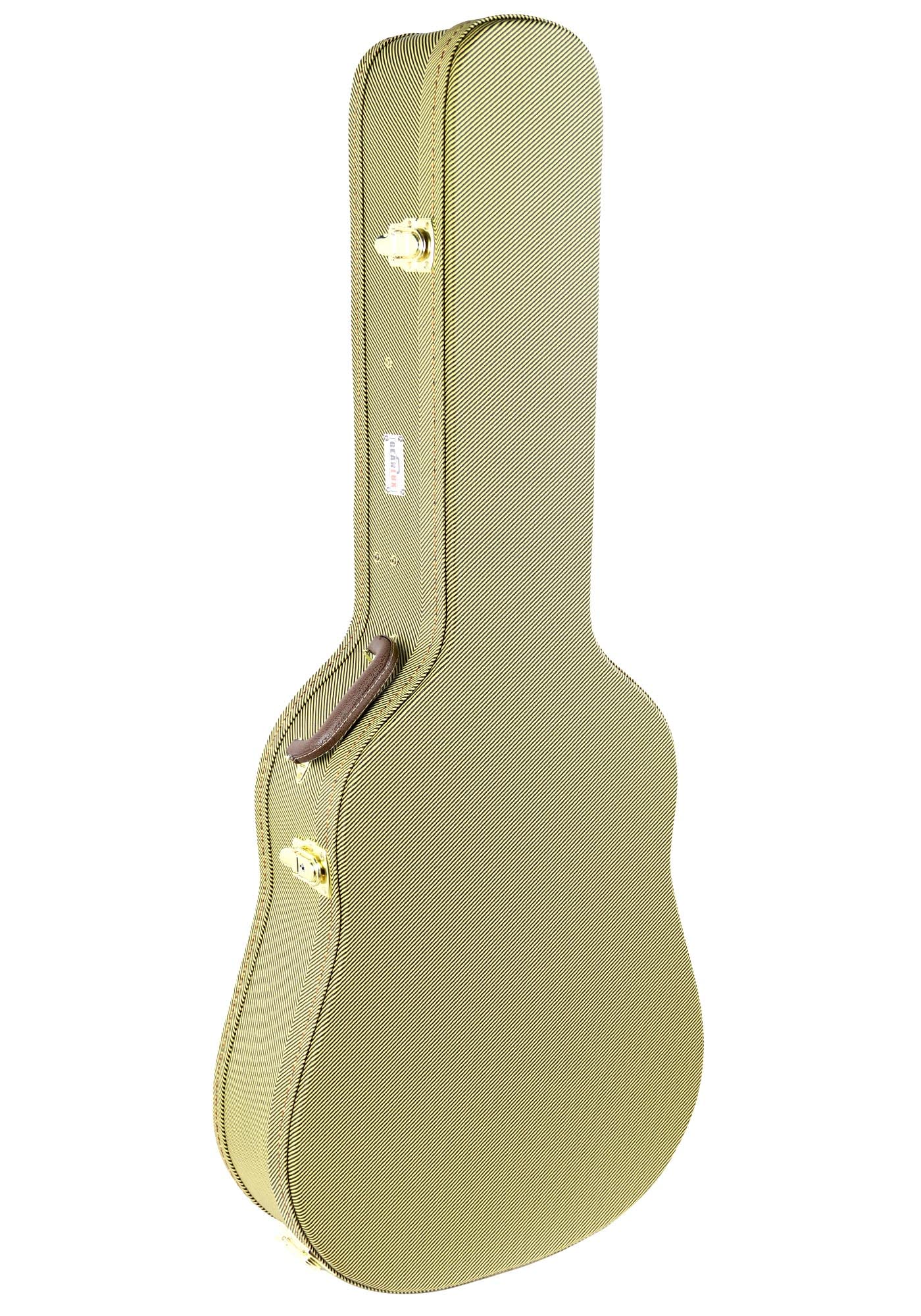 Gearlux Dreadnought Acoustic Guitar Hard Case - Tweed