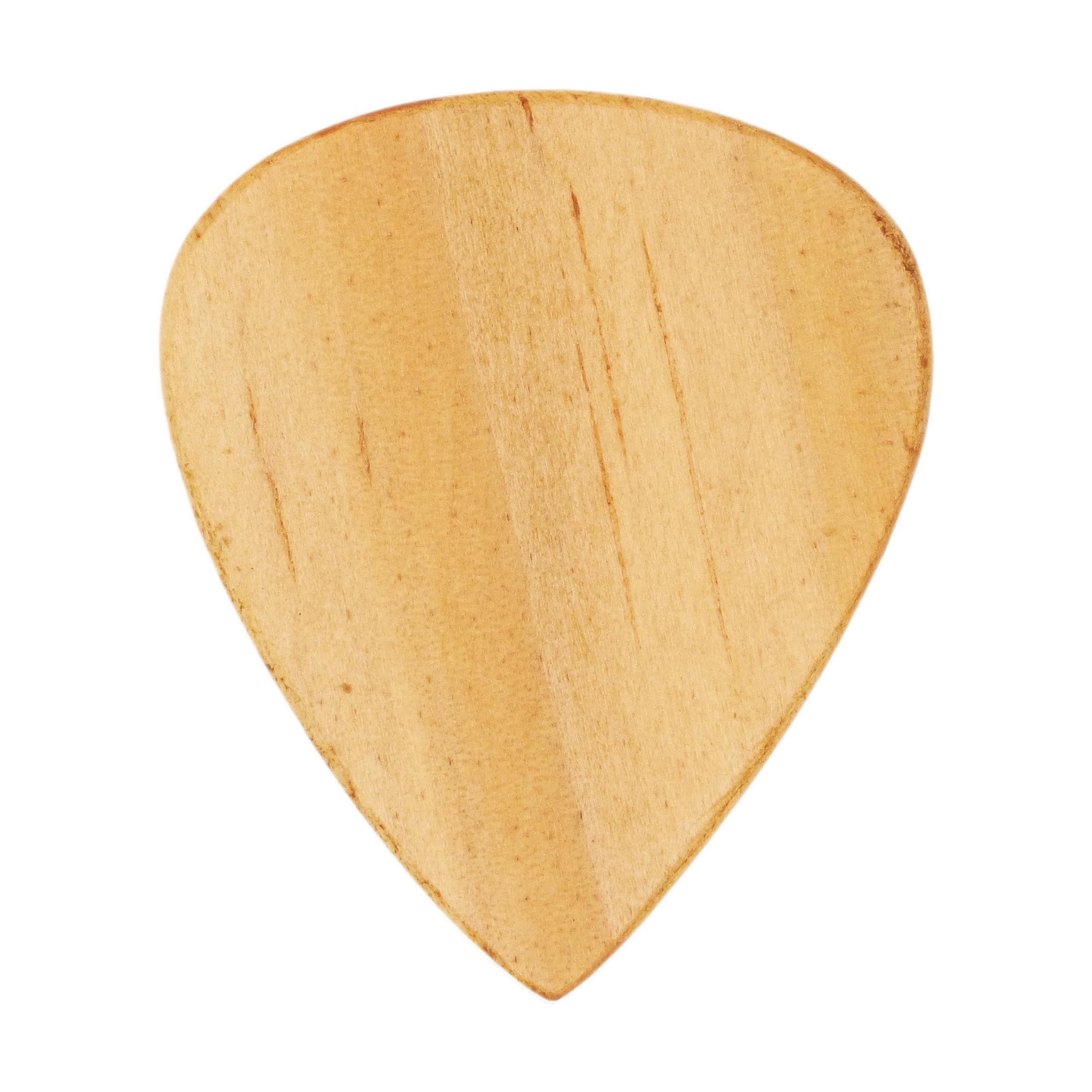 Cedar Wood Guitar Or Bass Pick - 1.5 Mm Heavy Gauge - 351 Shape - Natural Finish Handmade Specialty Exotic Plectrum - 12 Pack Ne