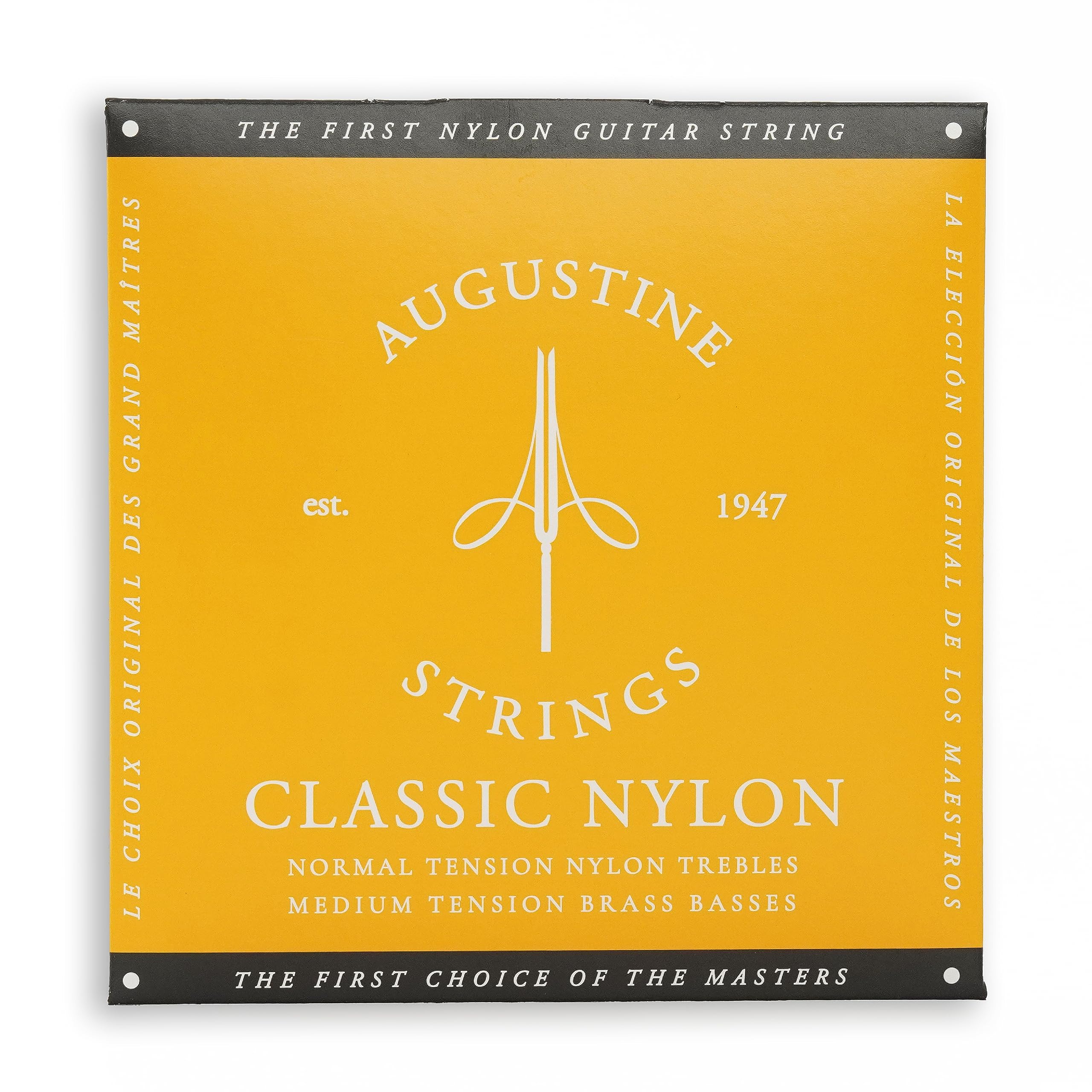 Augustine Classic Gold Nylon Guitar Strings - Medium Tension - 1 Set