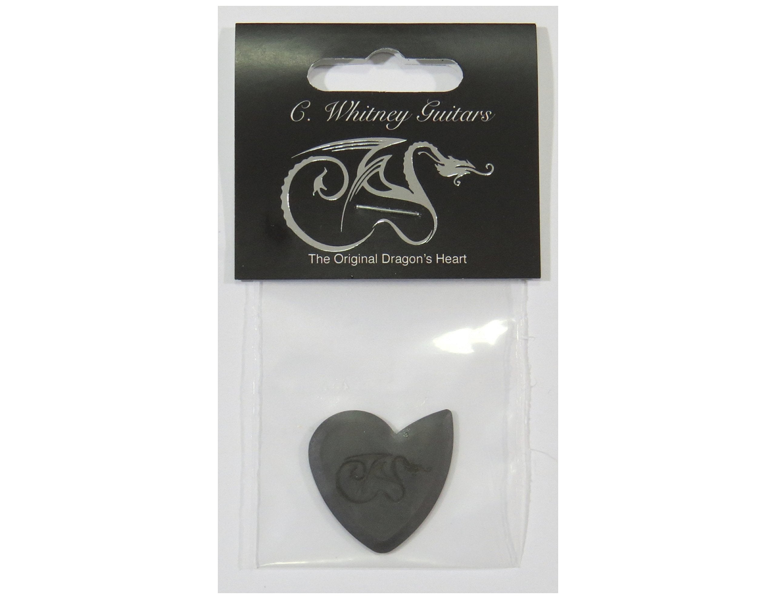 Original Dragon's Heart Guitar Pick - 1000 Hours of Durability, 2.5mm Thickness, Single Pack