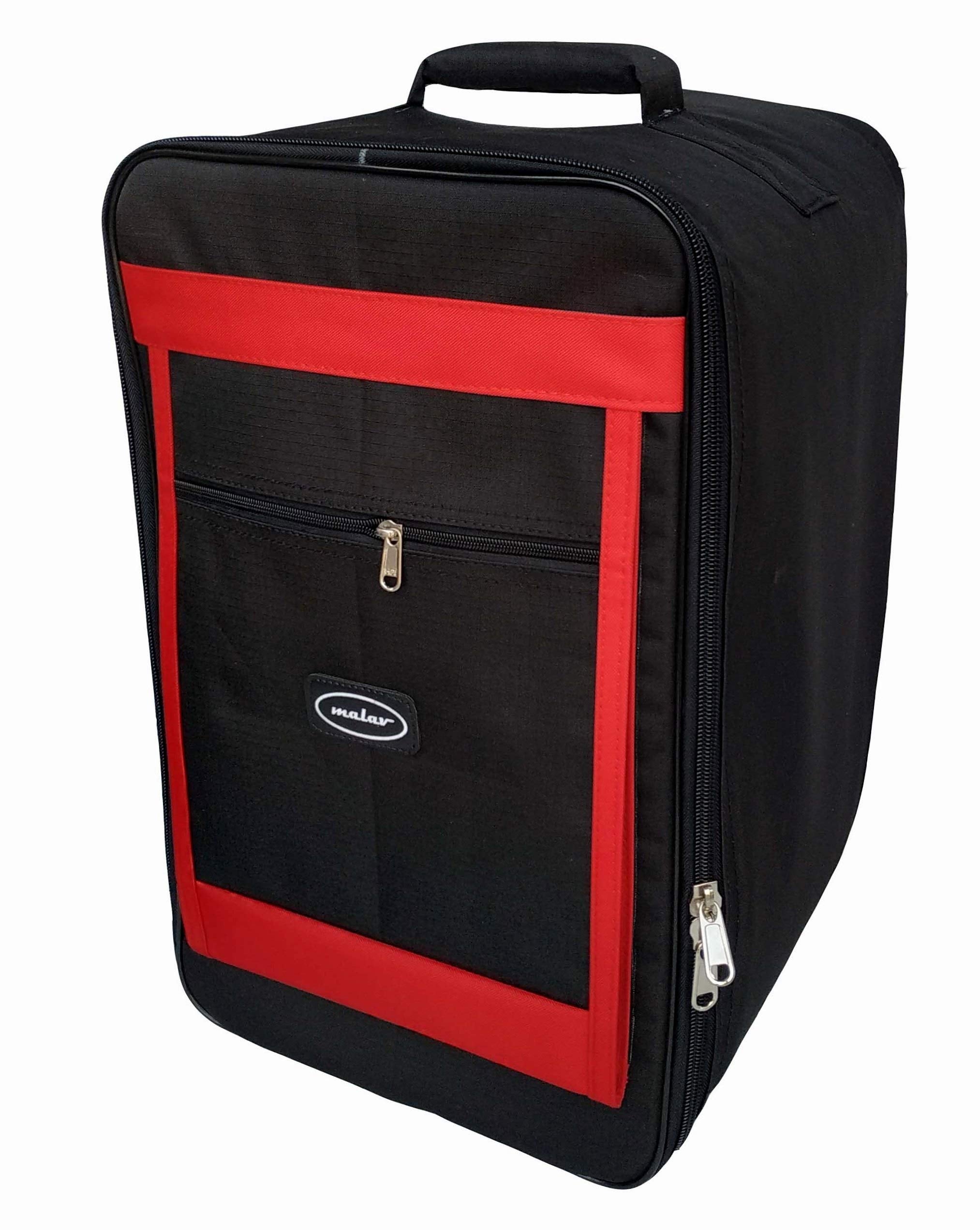 Malav Cajon Heavy Thick Padded Bag With 1 Pocket, Shoulder Straps & Handles (Fit For 20X12X12 Inches Cajon)