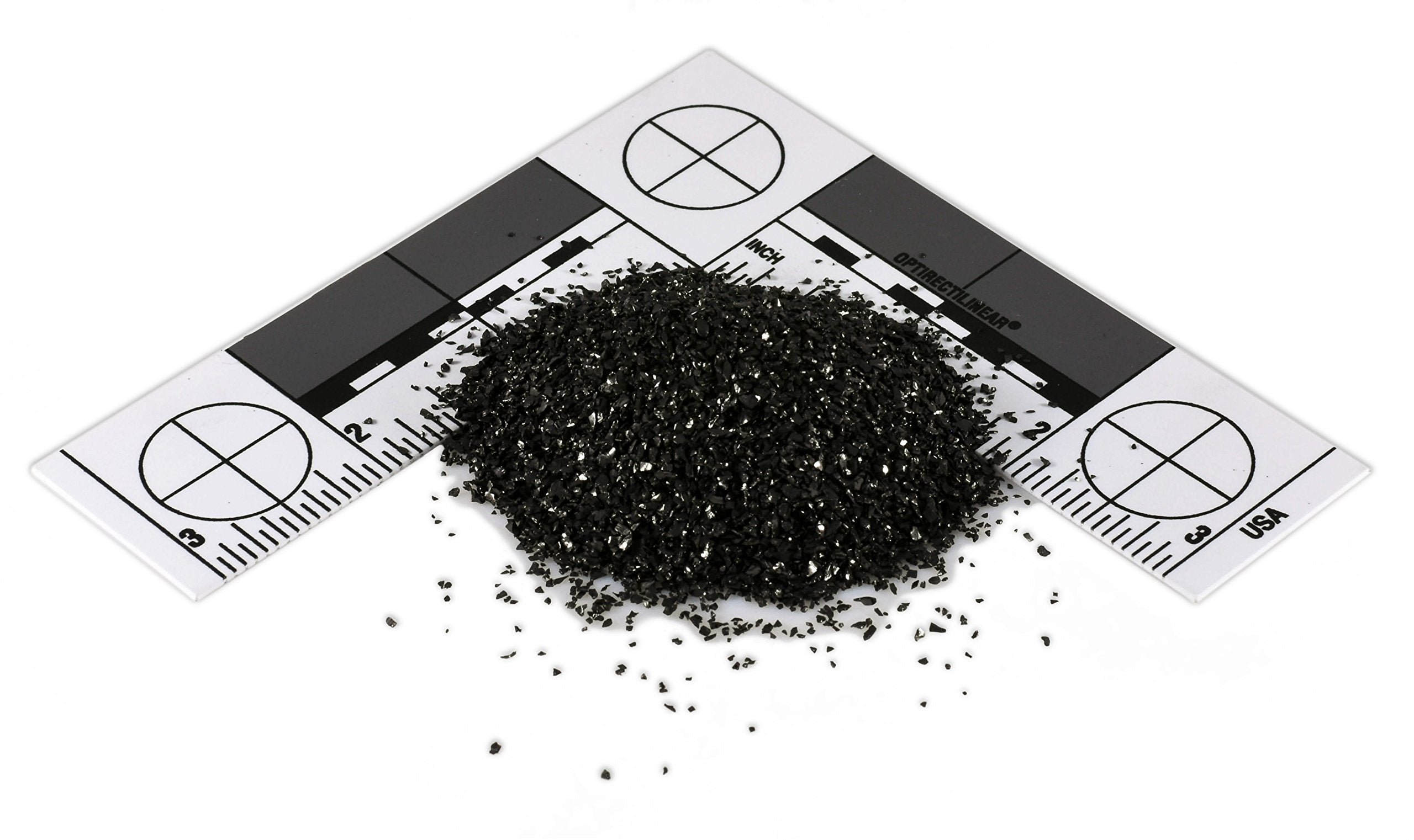 Jet; Pure & Natural: By World Of Wood- Crushed Inlay Stone Perfect For Wood Inlay, Jewelry, Art, And More (Medium Consistency) (