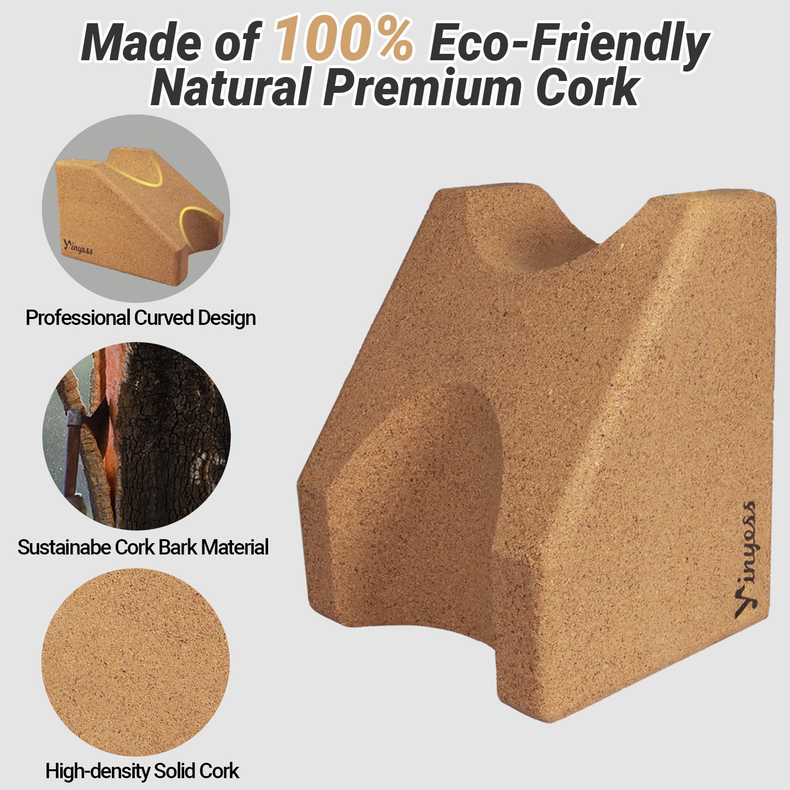 Guitar Neck Rest, Natural Cork Guitar Neck Support Pillow Cradle Holder, String Instrument Luthier Tool for String Changing, Rep