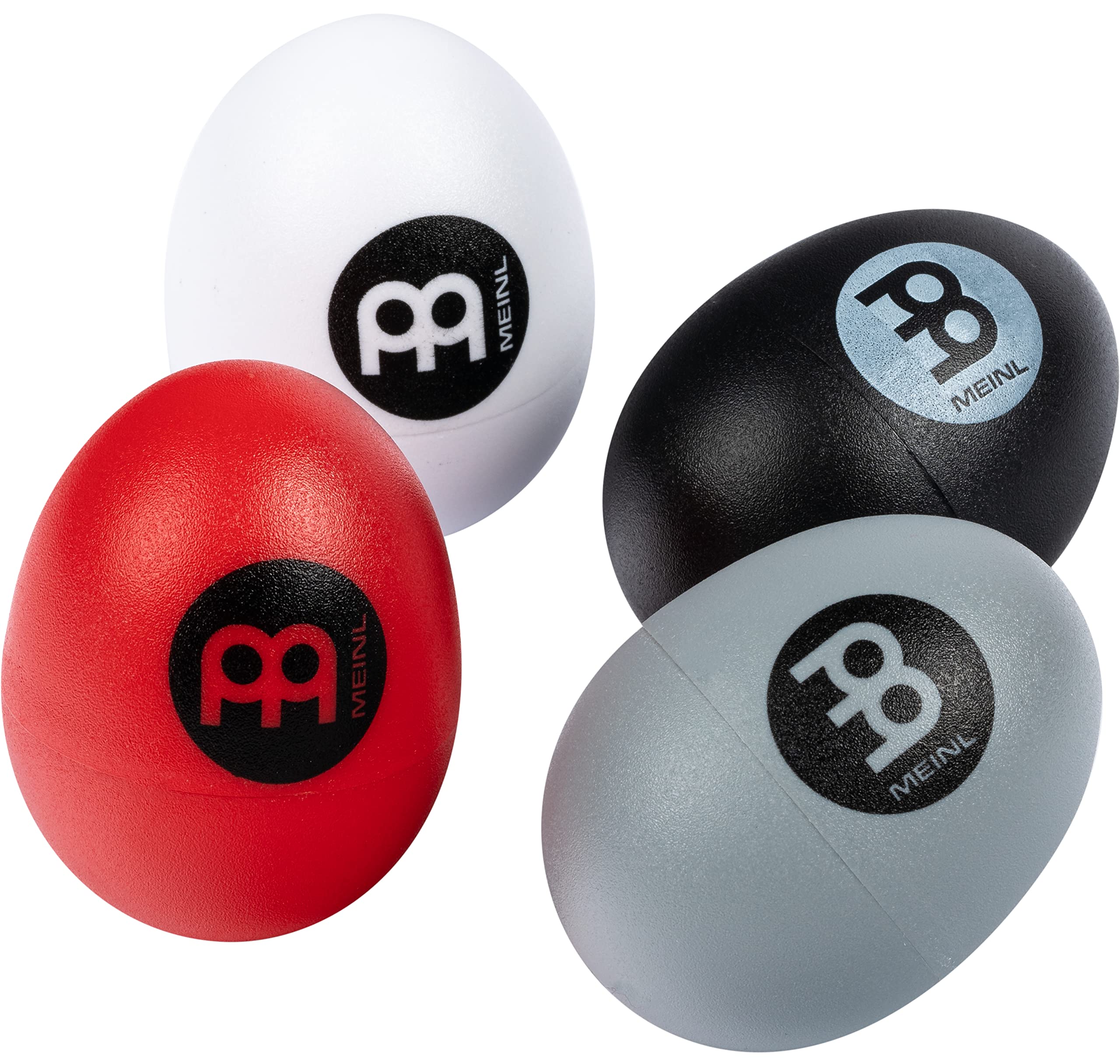 Meinl Percussion Set Egg Shakers 4-Piece Pack for All Music with Different Volume - NOT Made in China - Durable All-Weather, 2-Y