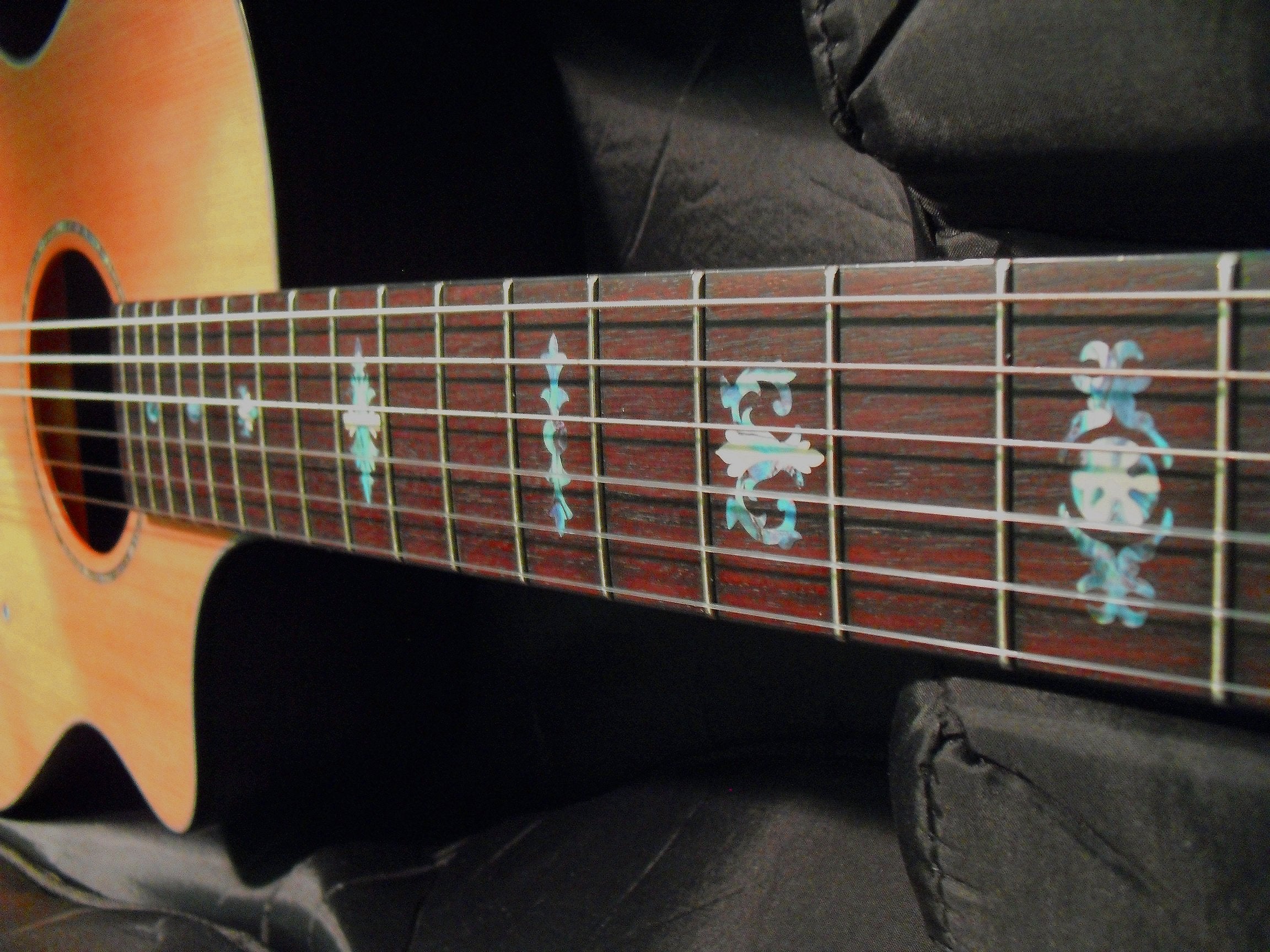 Jockomo Old Banjo Type Guitar Inlay Sticker