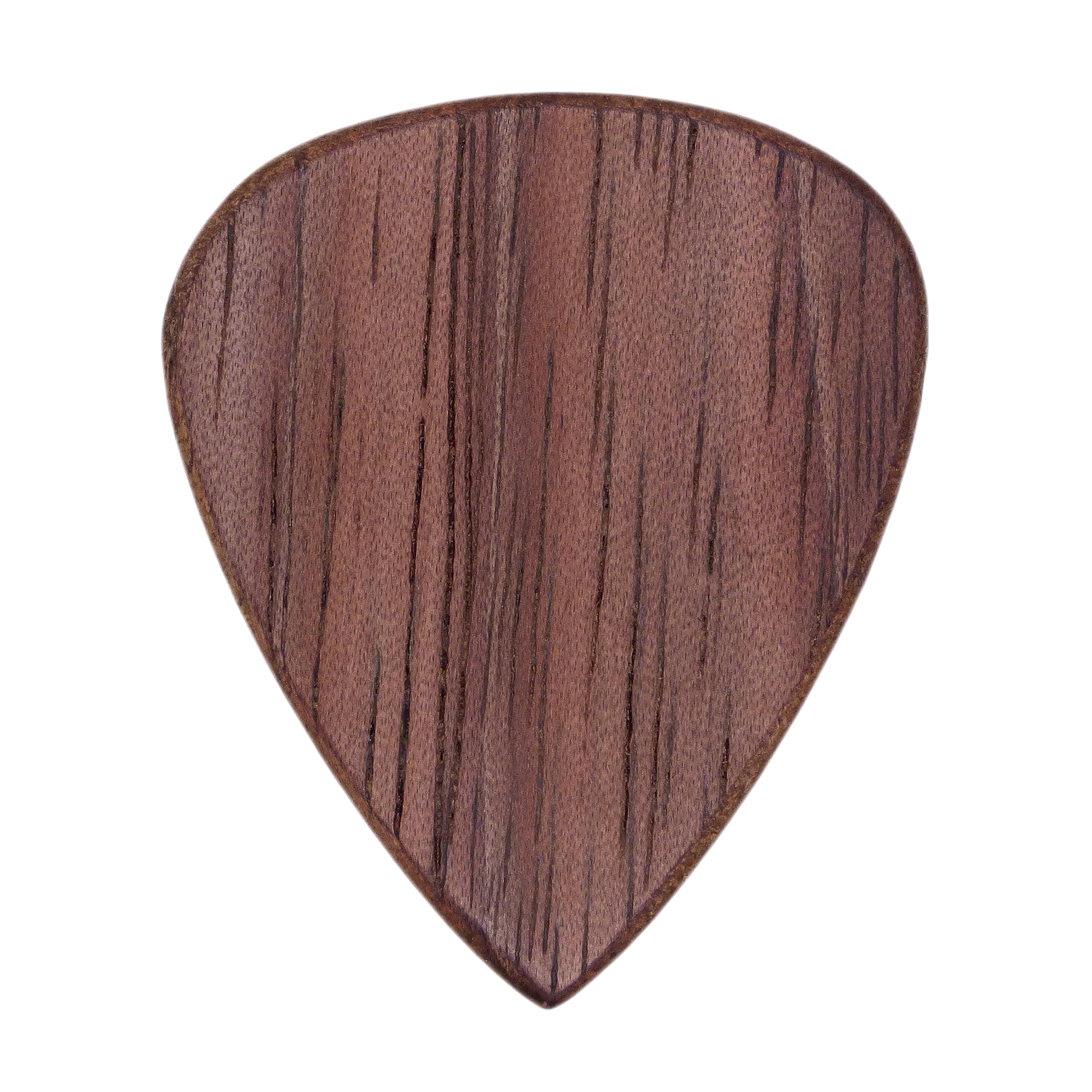 Walnut Wood Guitar Or Bass Pick - 1.5 Mm Heavy Gauge - 351 Shape - Natural Finish Handmade Specialty Exotic Plectrum - 12 Pack N
