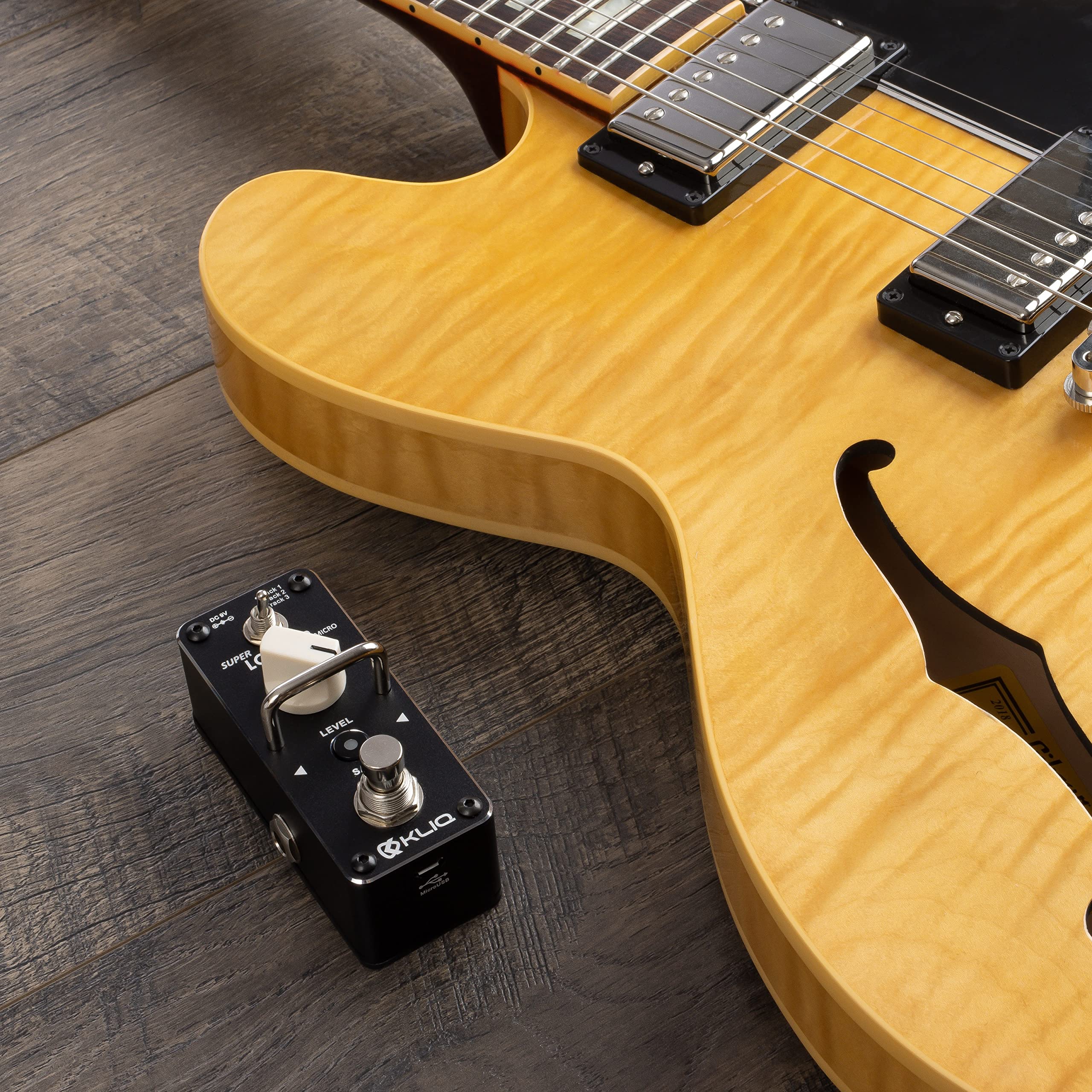 KLIQ Super-Looper Micro Looper Effect Pedal for Guitar & Bass