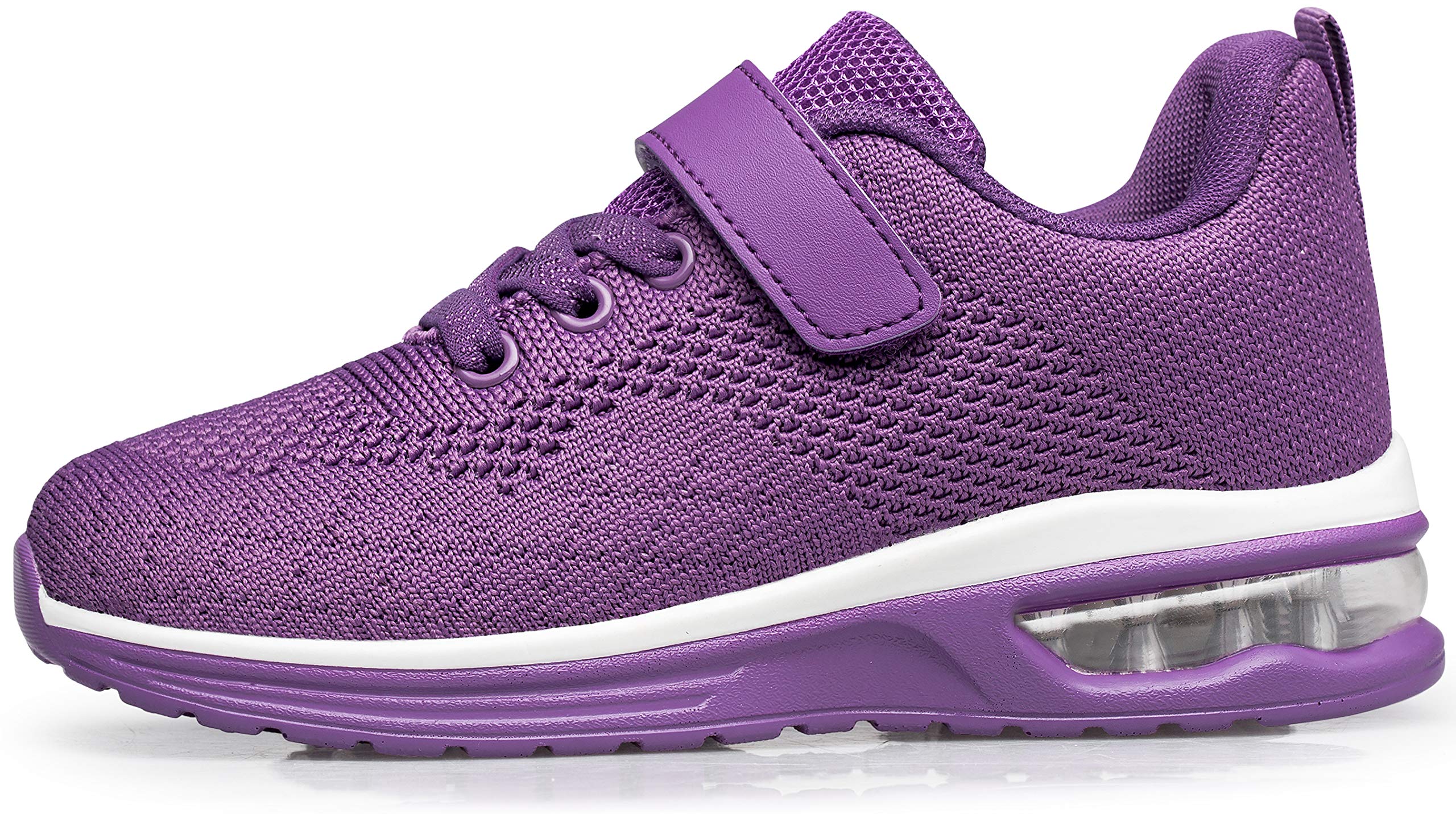 Anlarach Kids Toddler Shoes Boys Girls Athletic Running Shoes Air Cushion Sneakers For Little Kid 13 Purple