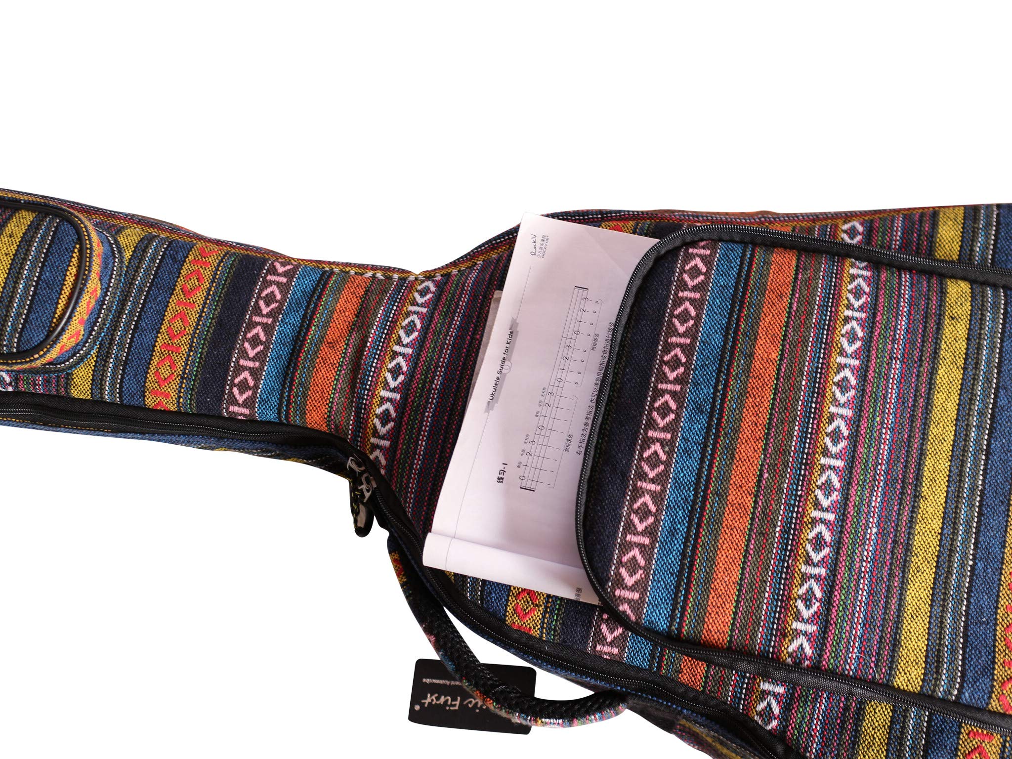 MUSIC FIRST 0.9 '' (23mm) Padded Country Style 36 inch Soft Guitar Case, Travel Guitar Bag, 36 '' Guitar Backpack (FIT FOR 36~37