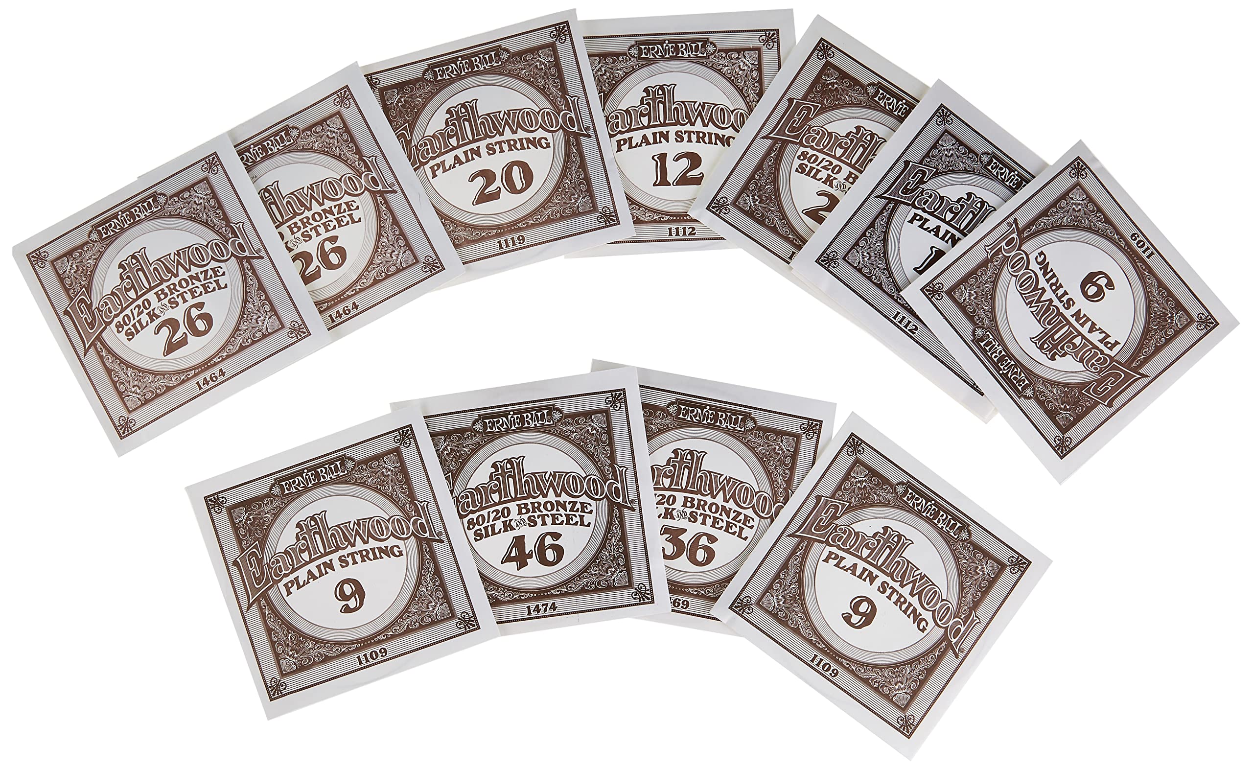 Ernie Ball Earthwood Silk and Steel 12-String Soft Acoustic Guitar Strings, 9-49 Gauge (P02051)