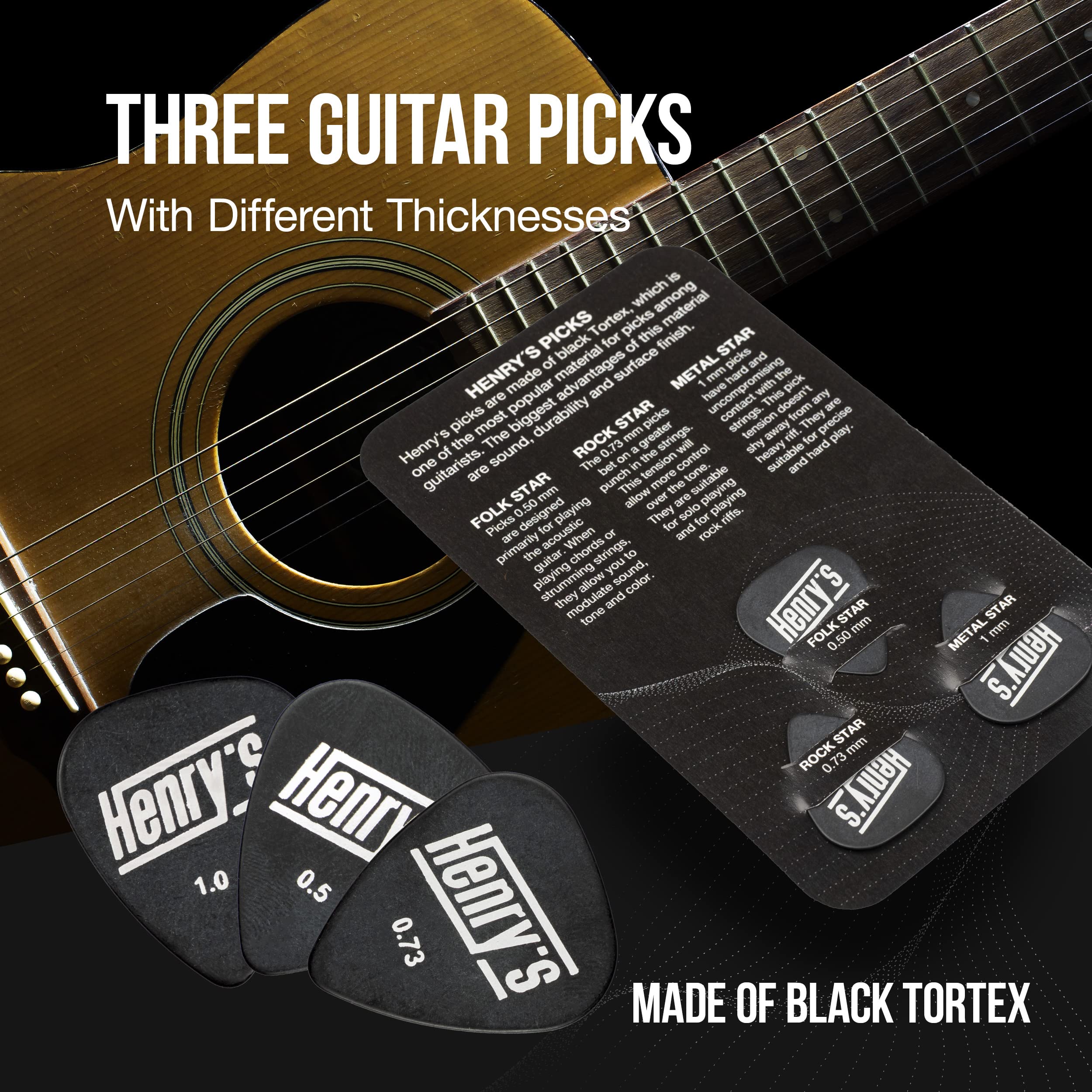 Acoustic Guitar Strings 12-53 - Professional Set - Extra E1 String & 3 Guitar Picks - Acoustic Guitar Strings 6 String Set - Pho