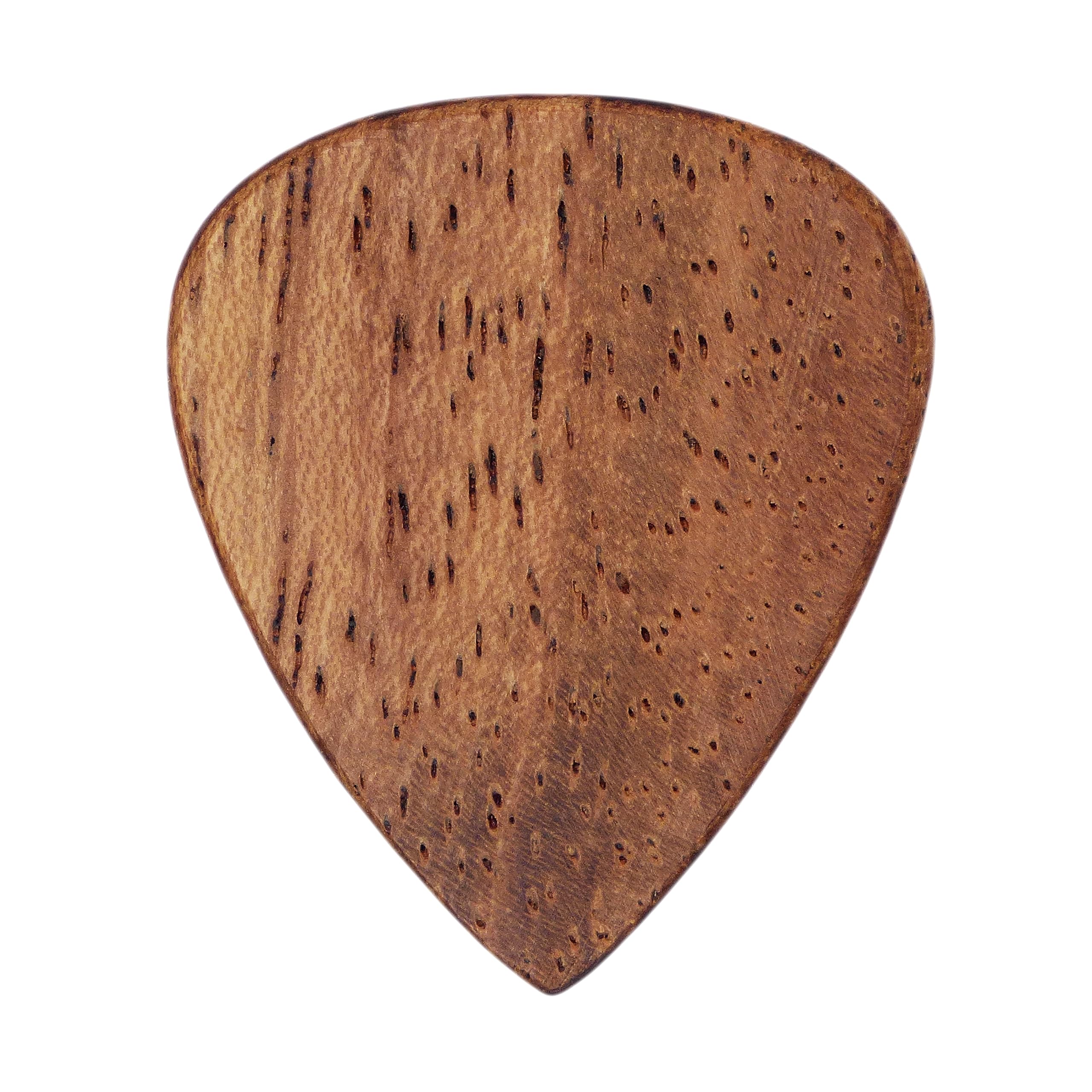 Lebbeck Wood Guitar Or Bass Pick - 1.5 Mm Heavy Gauge - 351 Shape - Natural Finish Handmade Specialty Exotic Plectrum - 3 Pack N
