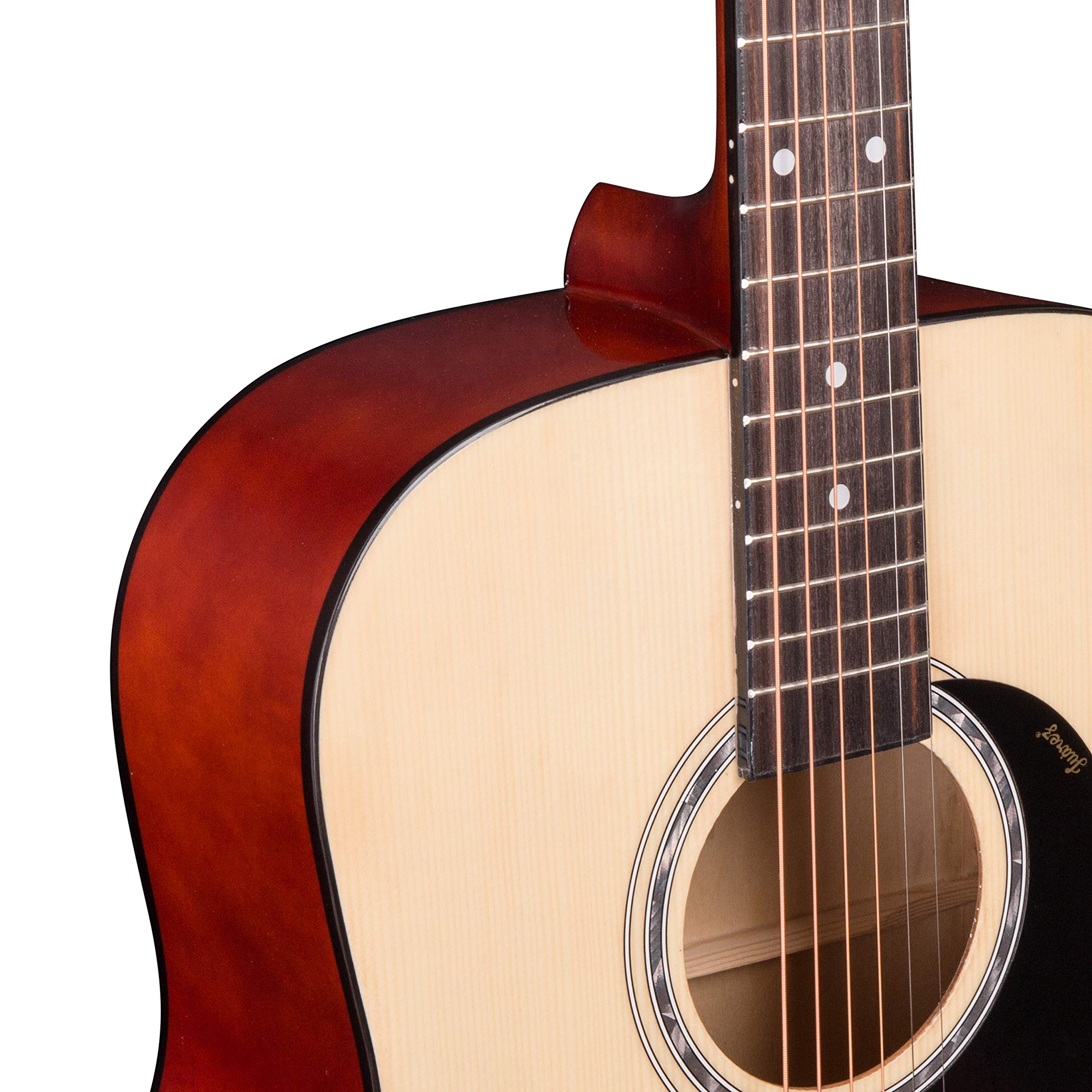 Juarez Arpeggio 41 Inch Acoustic Guitar Kit, Jra41Sp-Nat Spruce Top, Rosewood Fretboard & Bridge, Truss Rod, Chrome Die Cast Mac