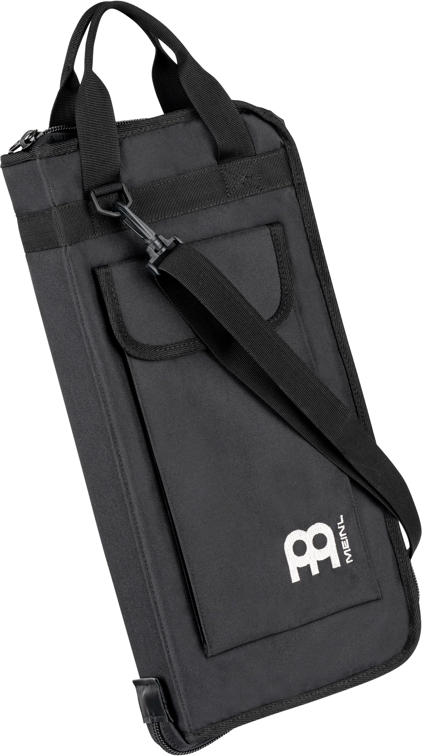 Meinl Percussion Drum Stick Bag with Extra Outside Pocket and Floor Tom Hooks - for Mallets, Brushes and Accessories, Black, Sta