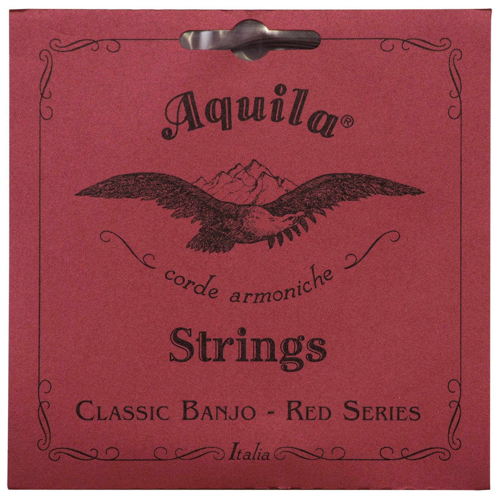 Aquila Red Series AQ-11B Banjo Strings - Medium Tension DBGDG, Set of 5, Bright Tone, Stable Tuning, Comfortable Play, Synthetic