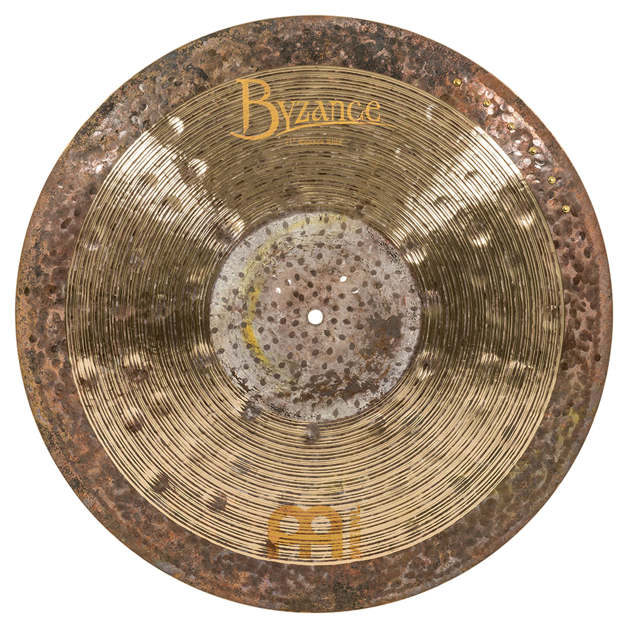 Byzance 21 Jazz Nuance Ride with Rivets, Ralph Peterson Signature - MADE IN TURKEY - Hand Hammered B20 Bronze, 2-YEAR WARRANTY
